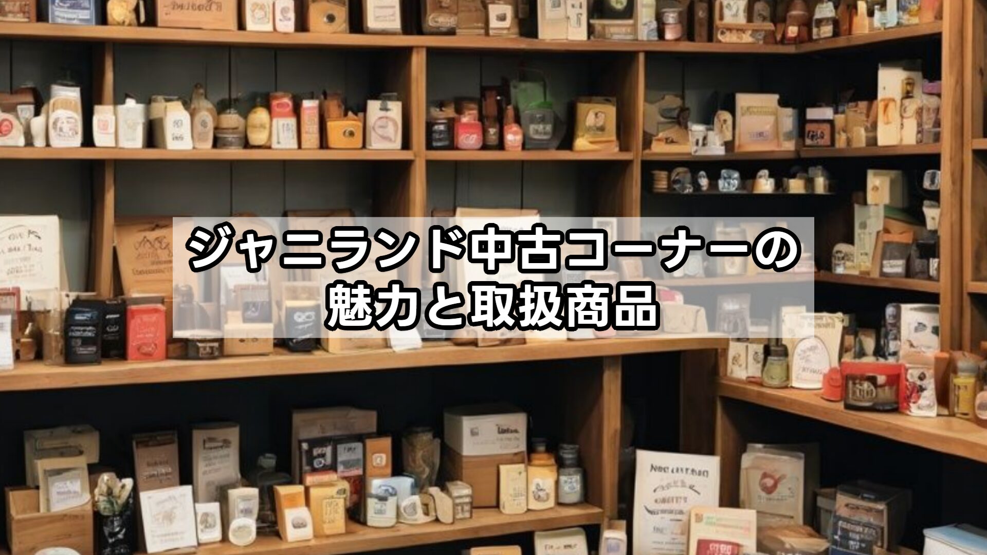 ジャニランド中古コーナーの魅力と取扱商品