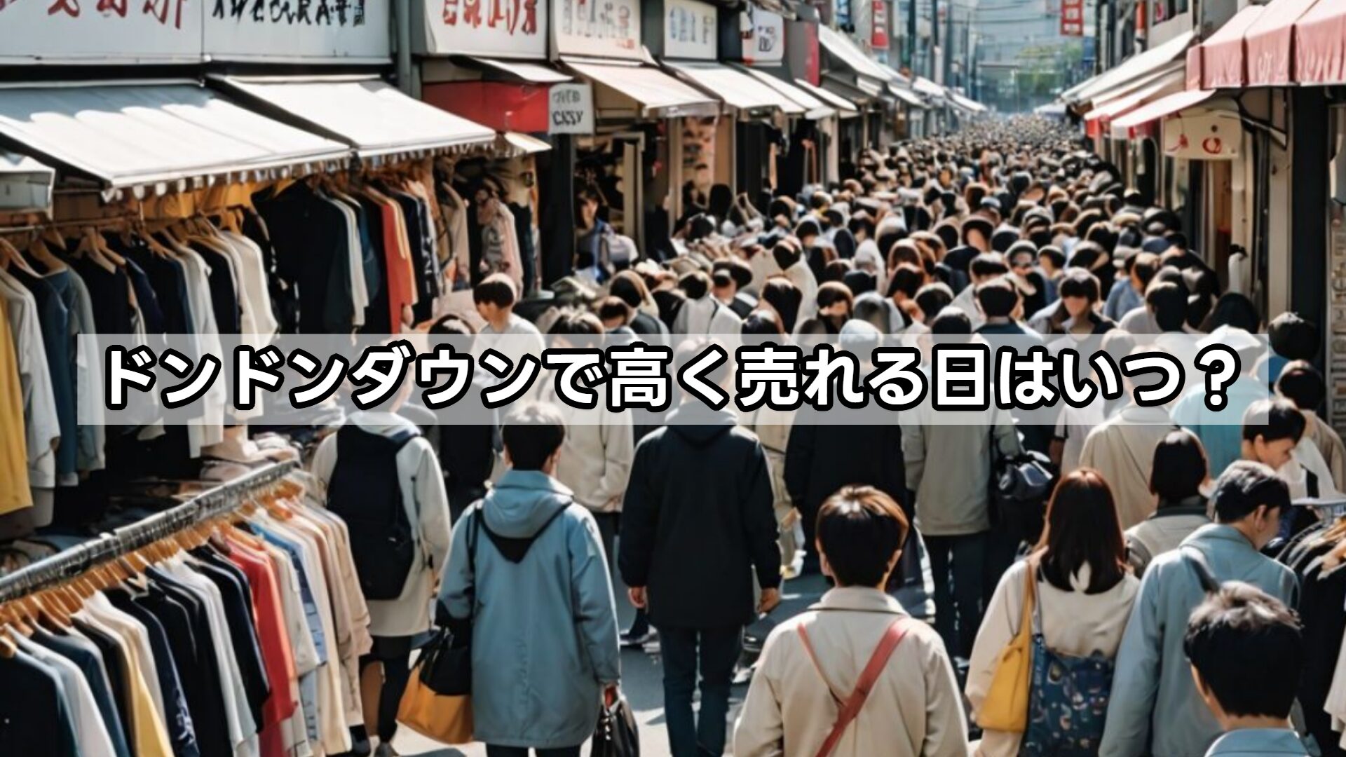 ドンドンダウンで高く売れる日はいつ？