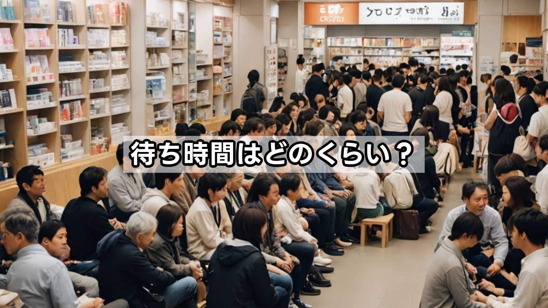 待ち時間はどのくらい?