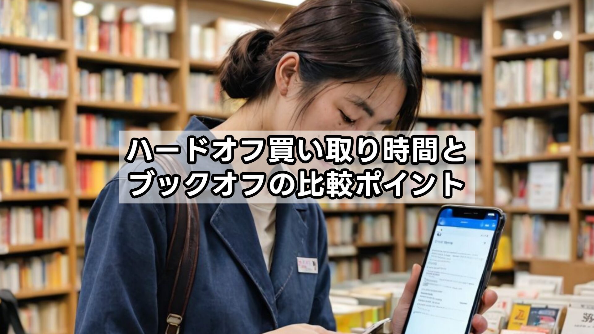 ハードオフ買い取り時間とブックオフの比較ポイント