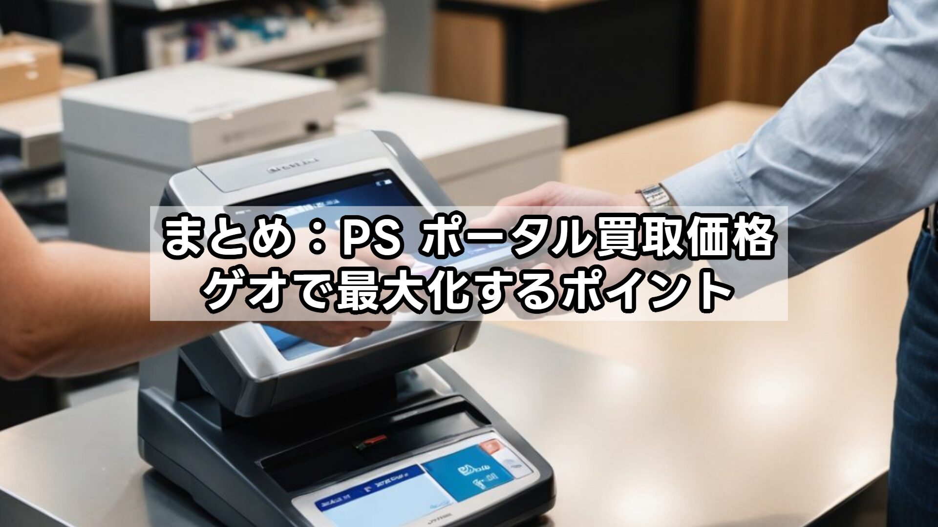 まとめ：PS ポータル買取価格ゲオで最大化するポイント