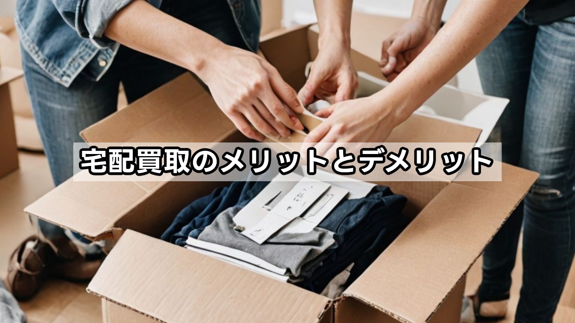 宅配買取のメリットとデメリット