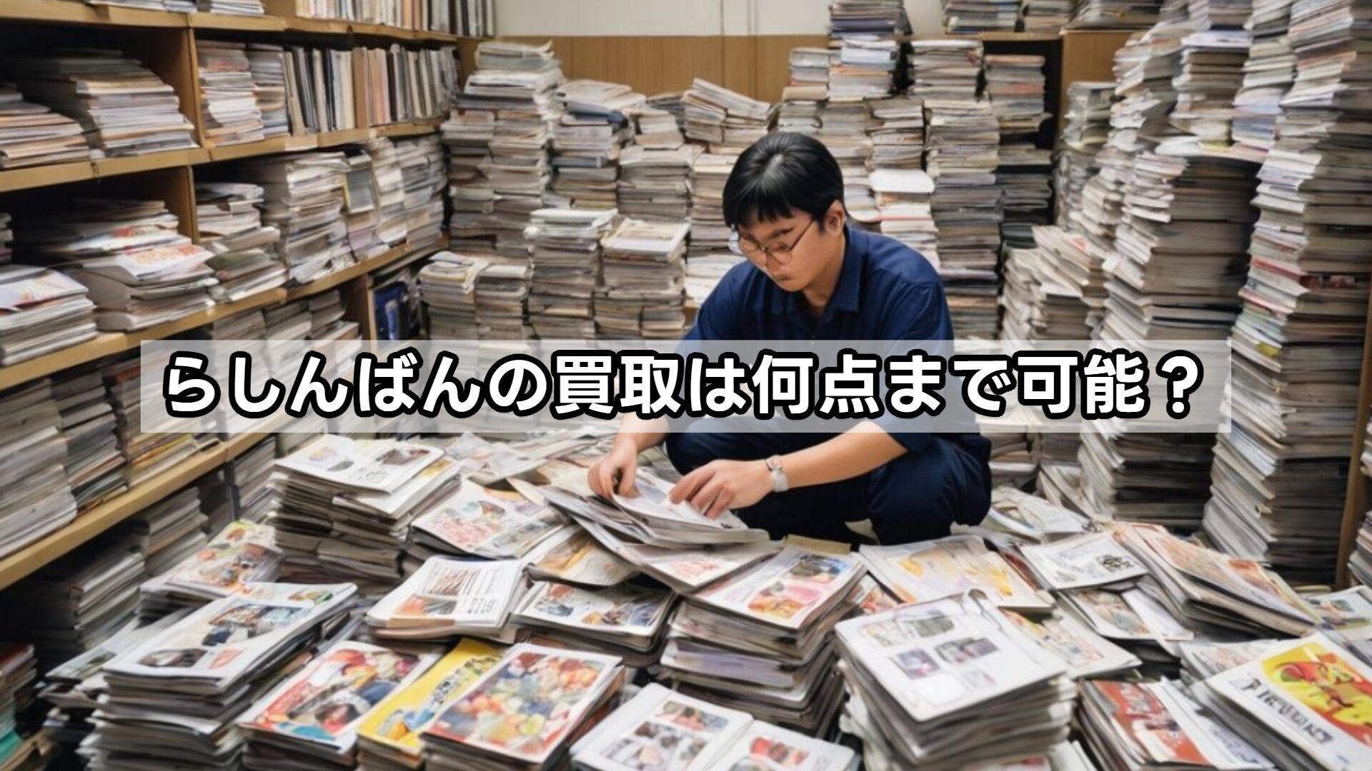 らしんばんの買取は何点まで可能？