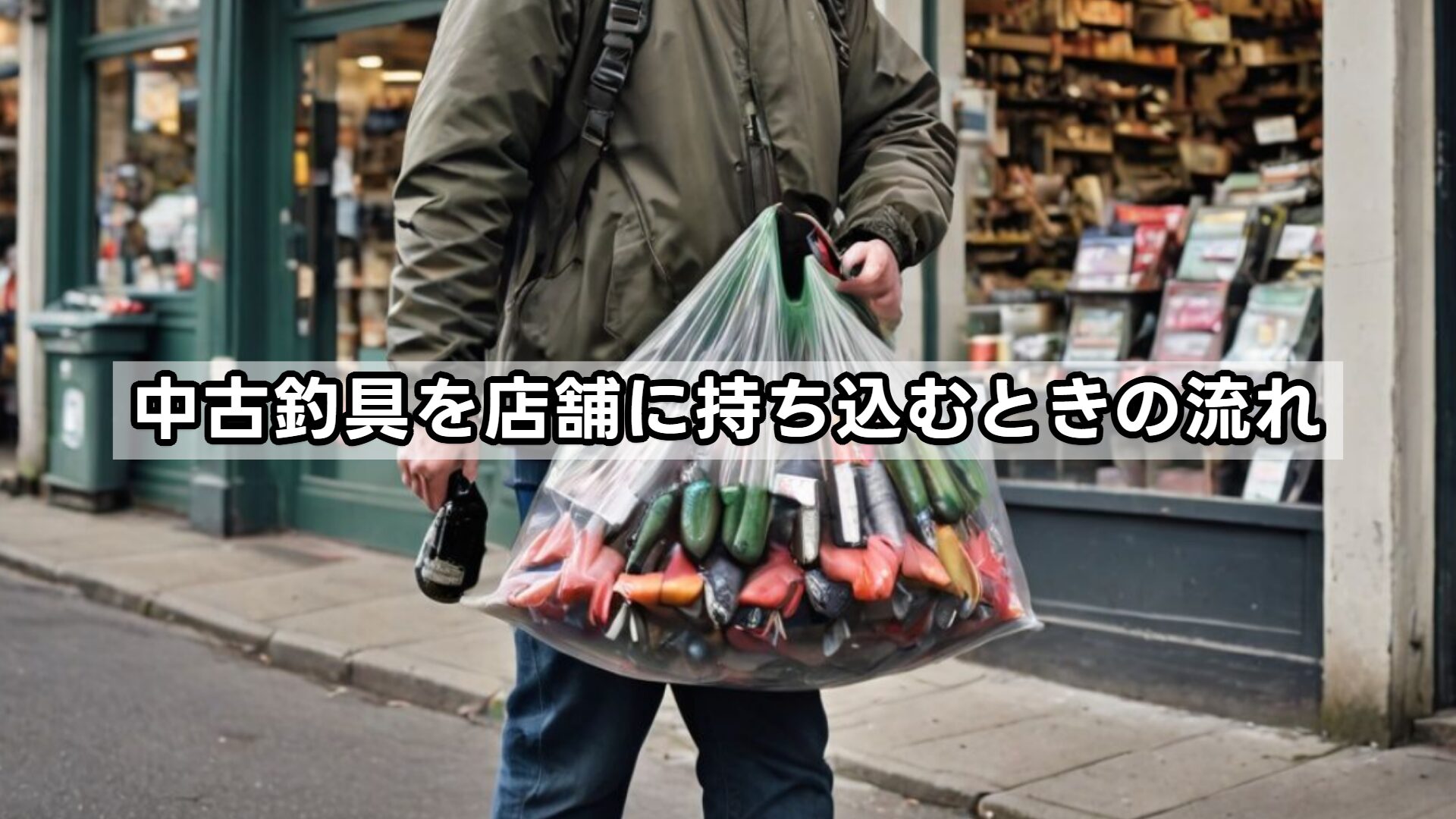 中古釣具を店舗に持ち込むときの流れ