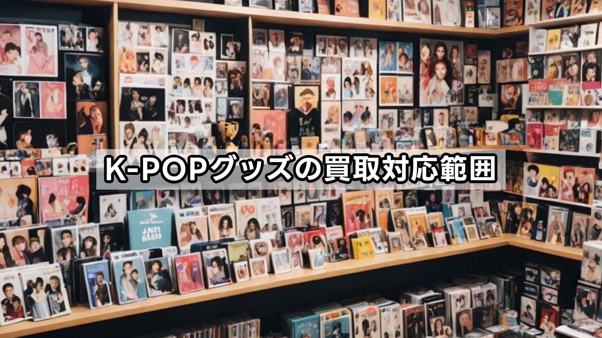 K-POPグッズの買取対応範囲