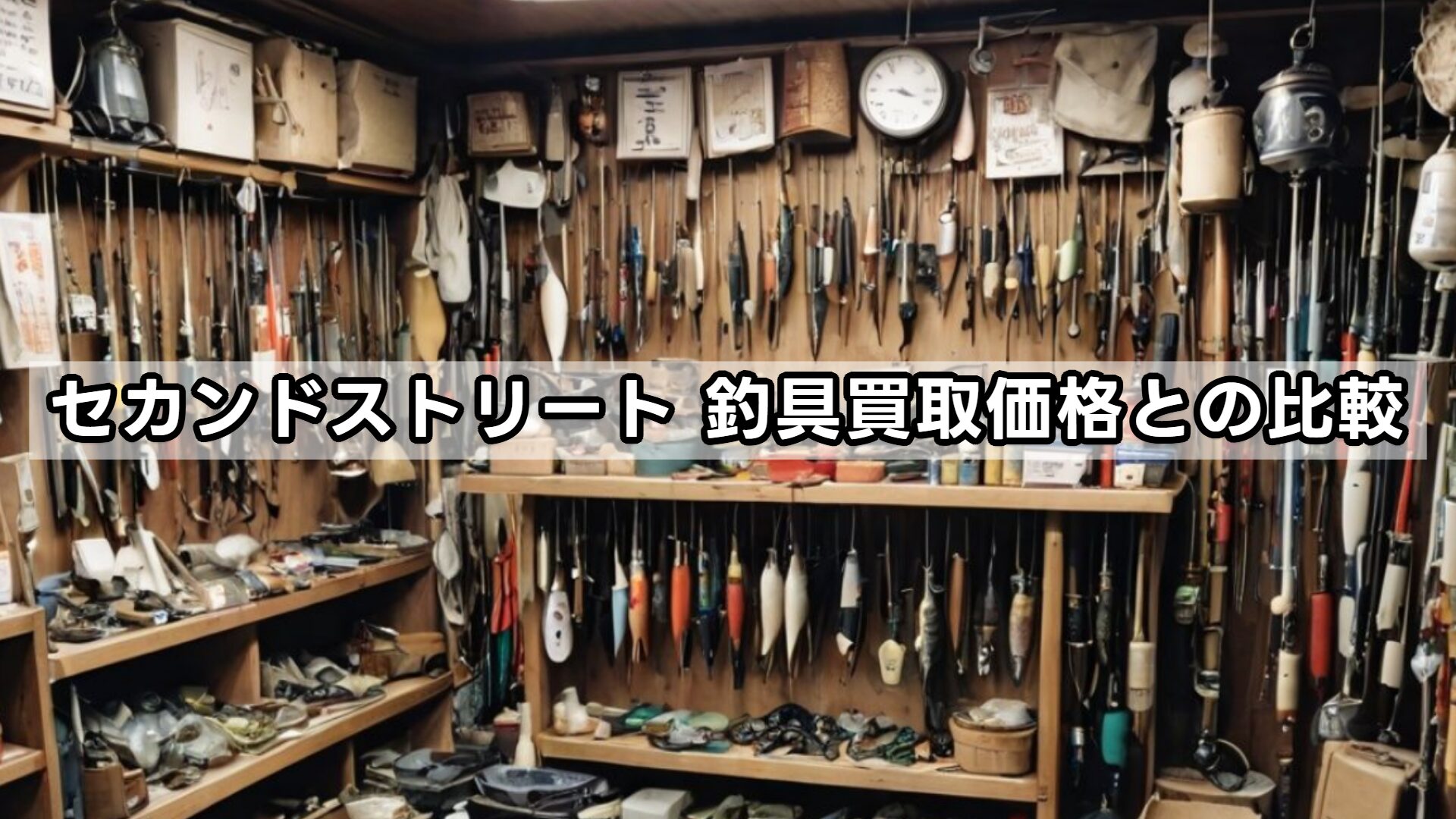 セカンドストリート 釣具買取価格との比較