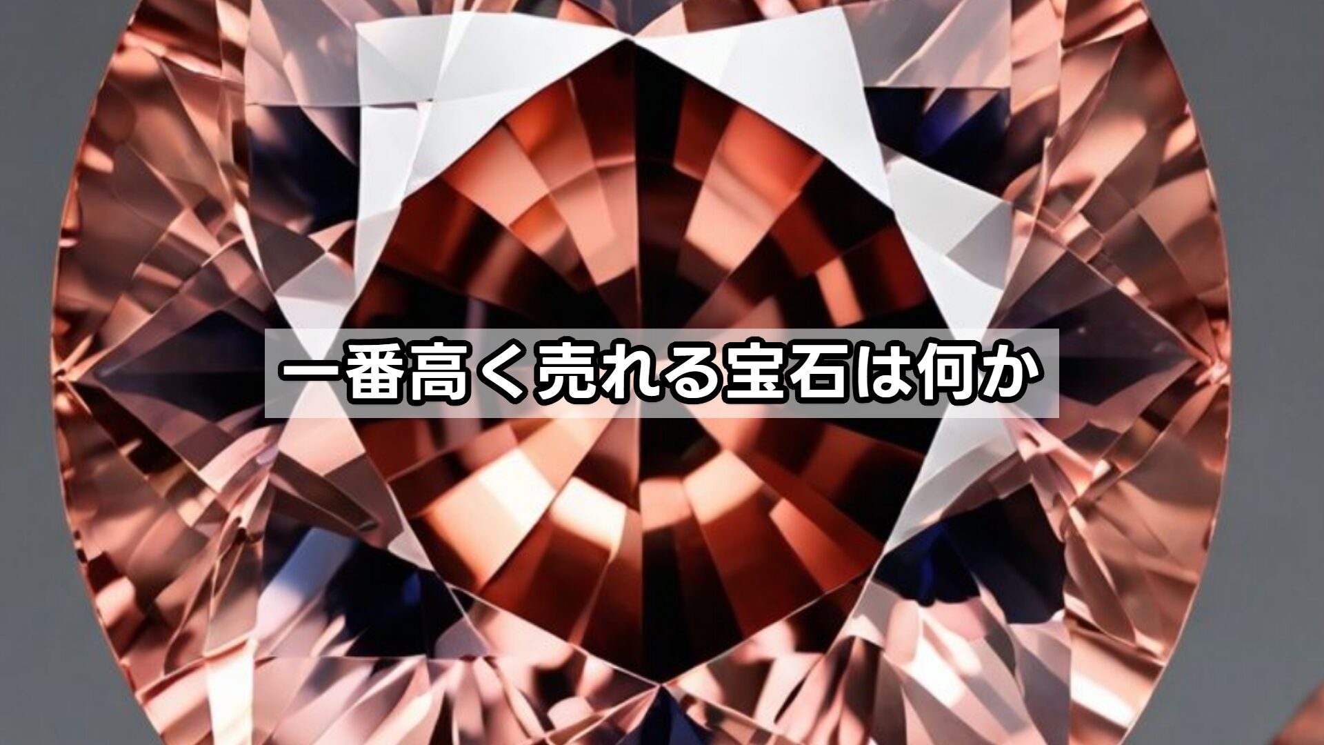 一番高く売れる宝石は何か