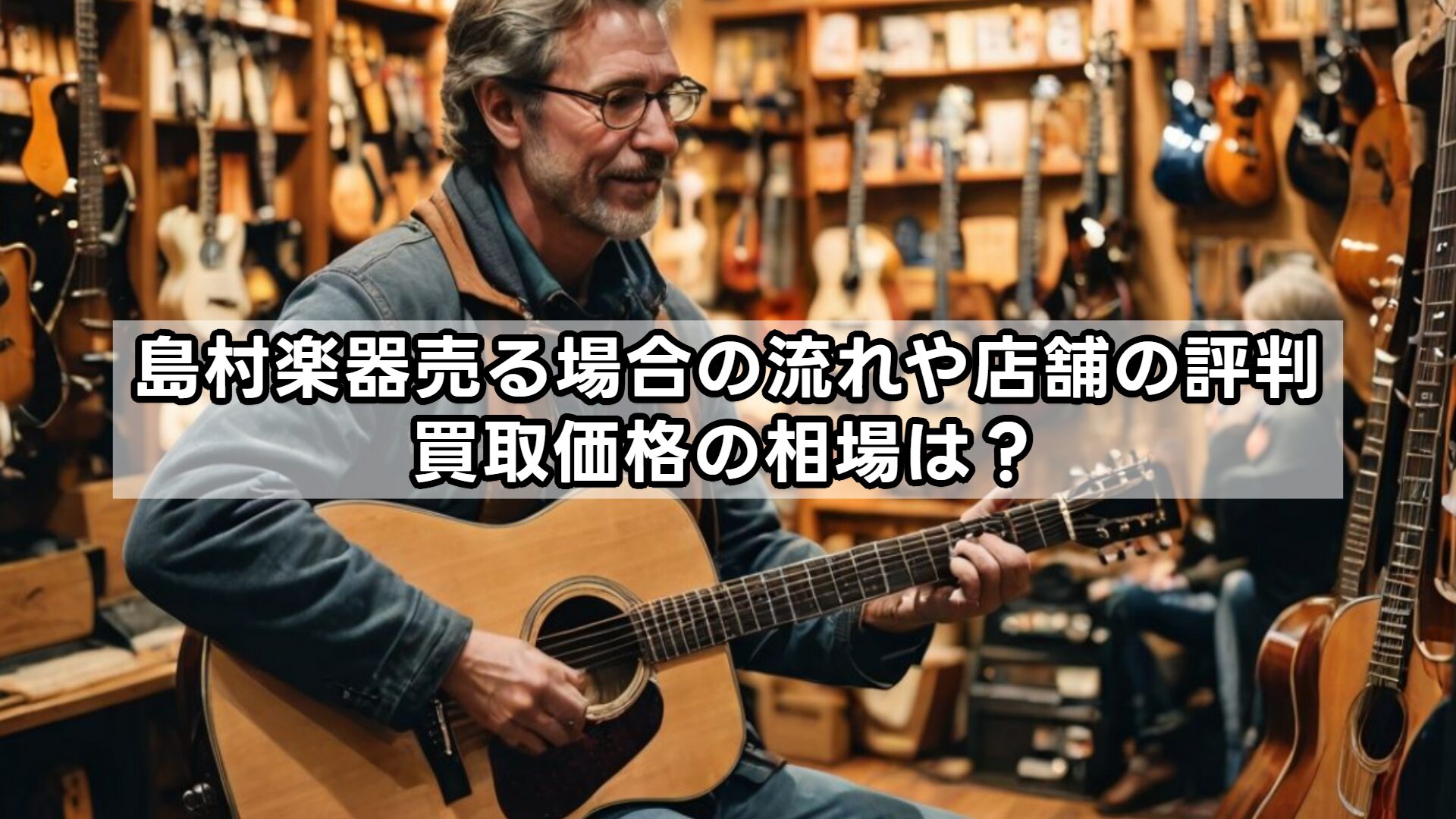 島村楽器売る場合の流れや店舗の評判、買取価格の相場は？