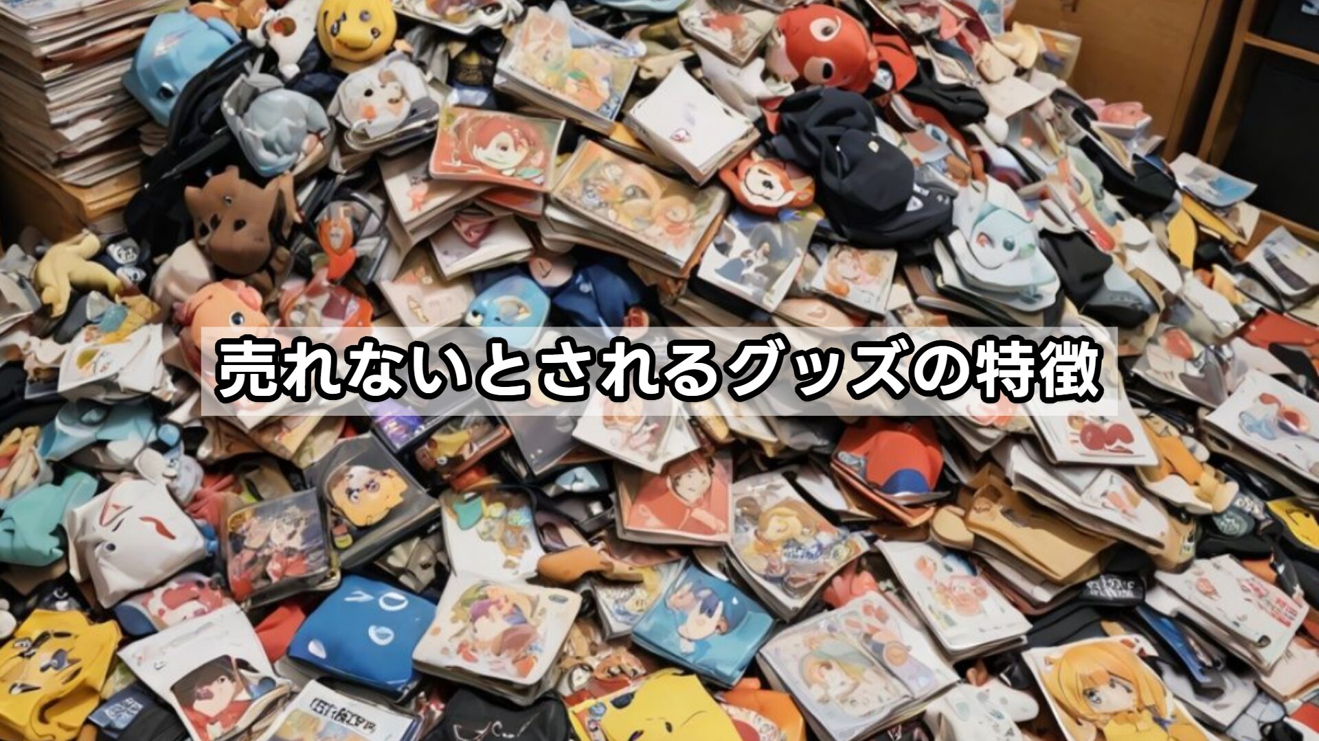 売れないとされるグッズの特徴