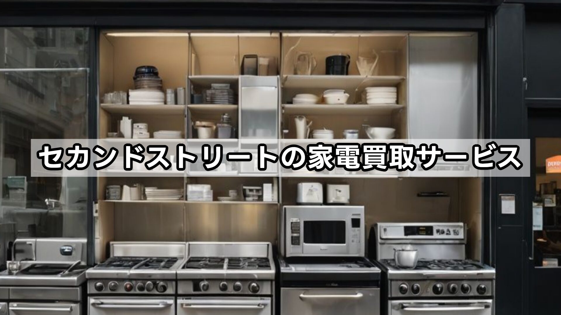 セカンドストリートの家電買取サービス