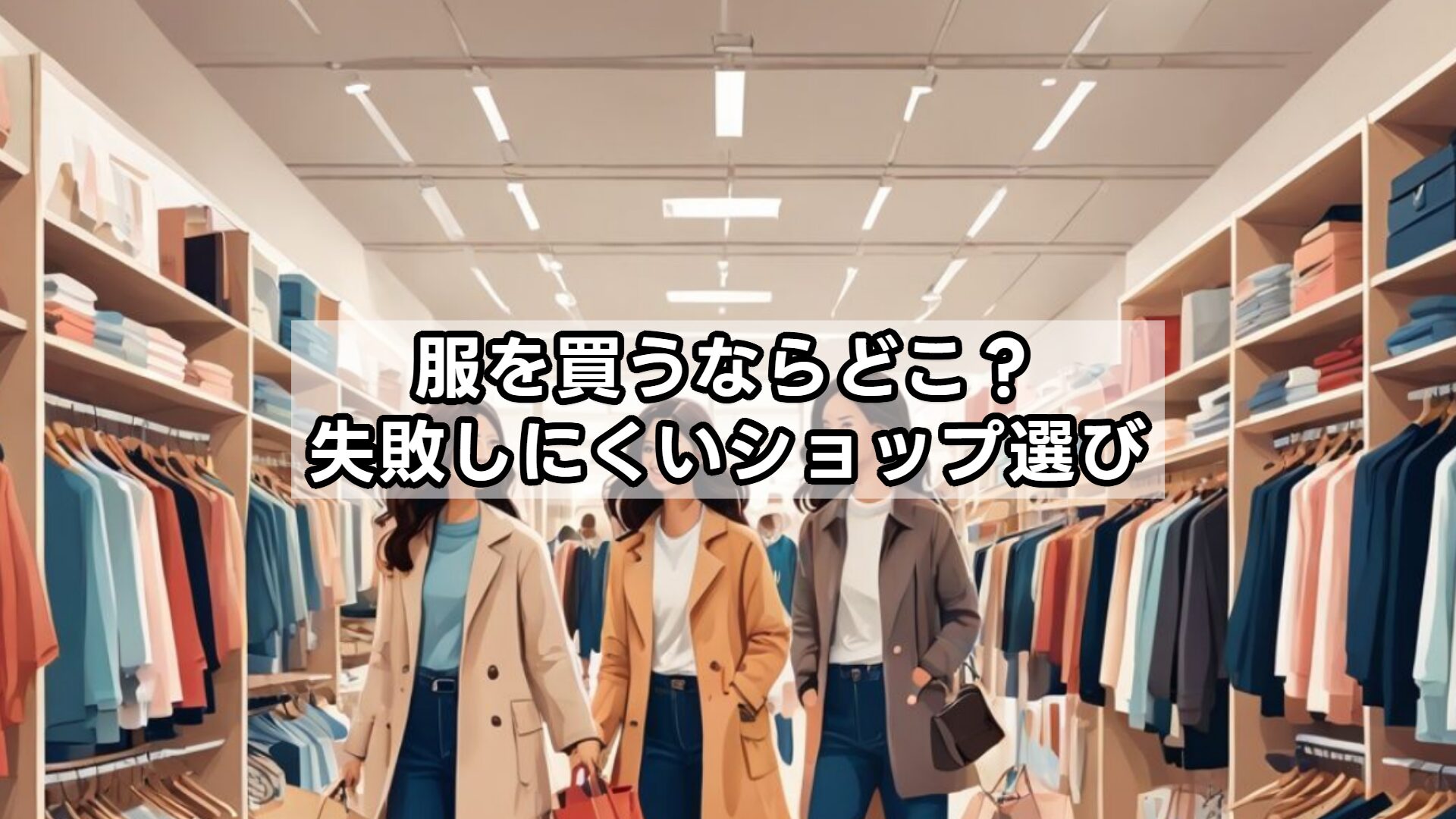 服を買うならどこ？失敗しにくいショップ選び