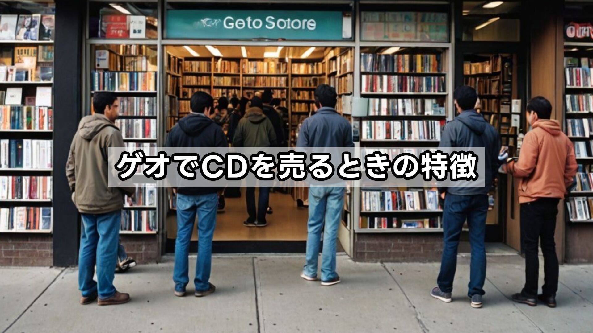 ゲオでCDを売るときの特徴