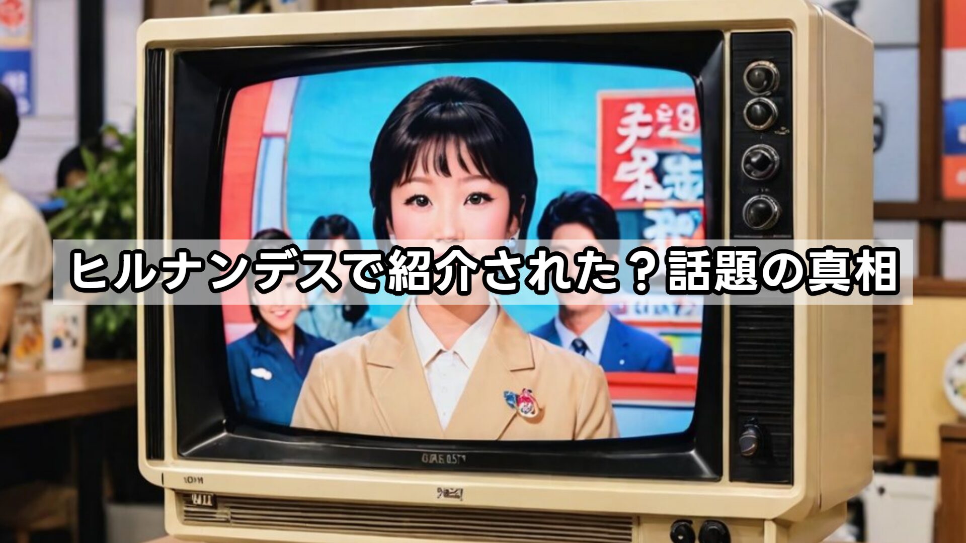 ヒルナンデスで紹介された？話題の真相