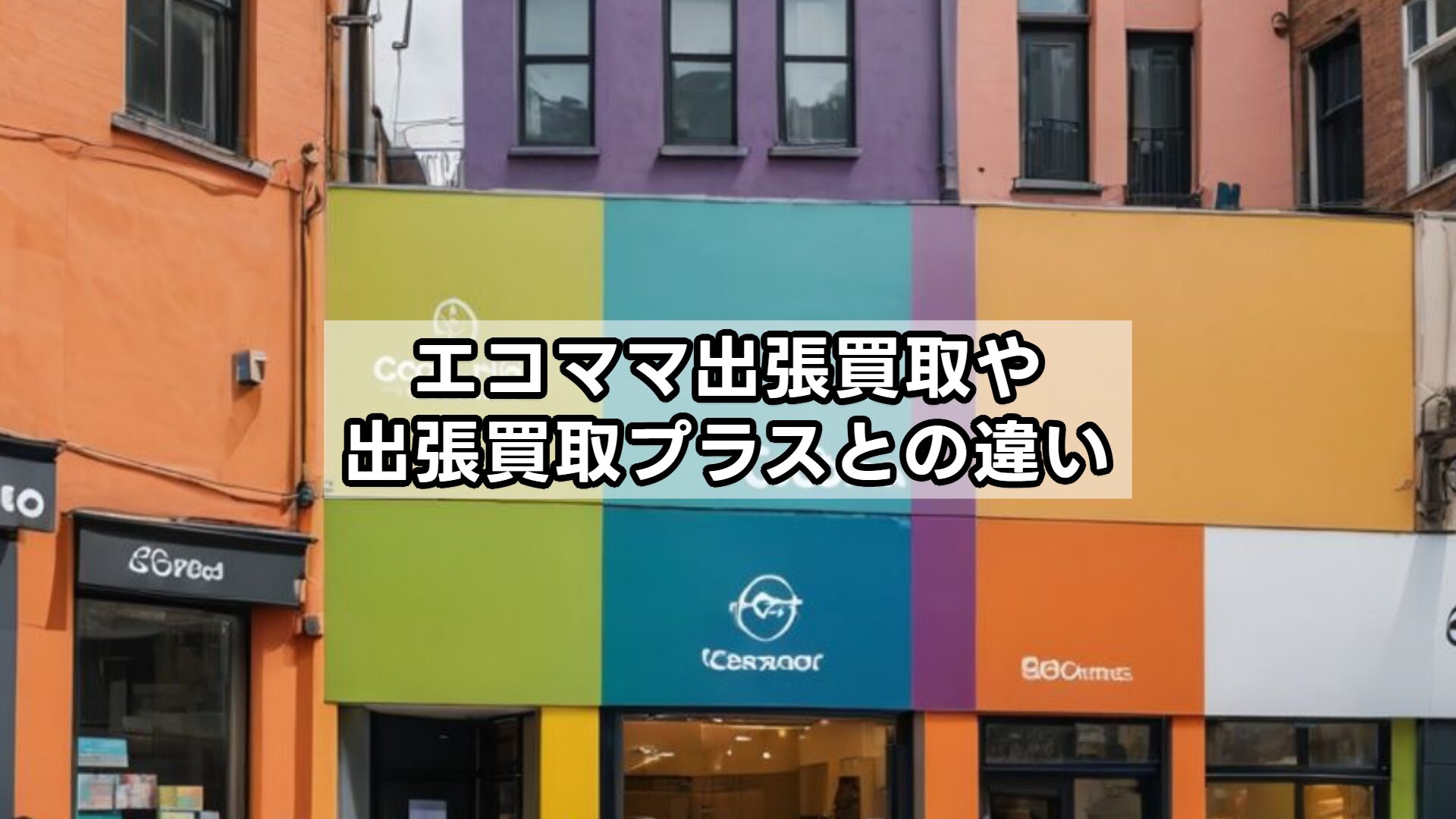 エコママ出張買取や出張買取プラスとの違い