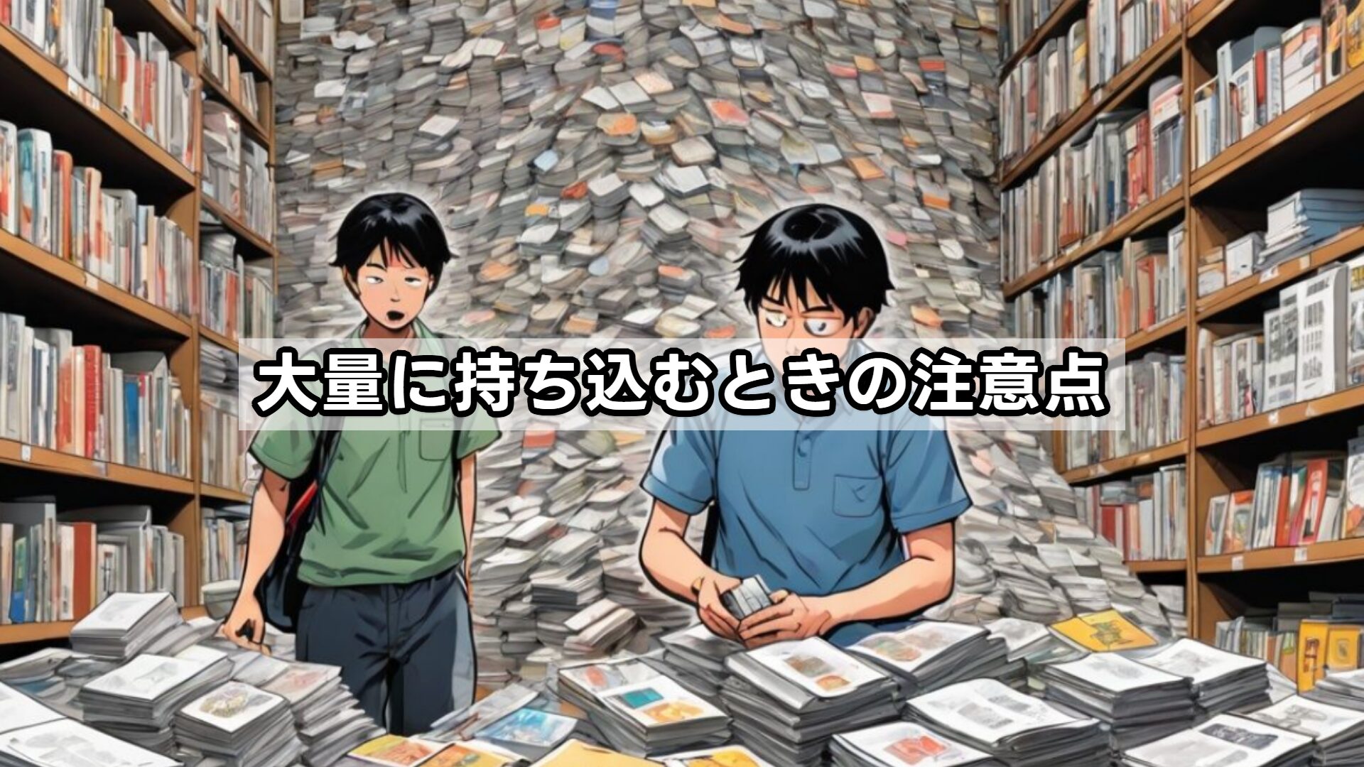 大量に持ち込むときの注意点