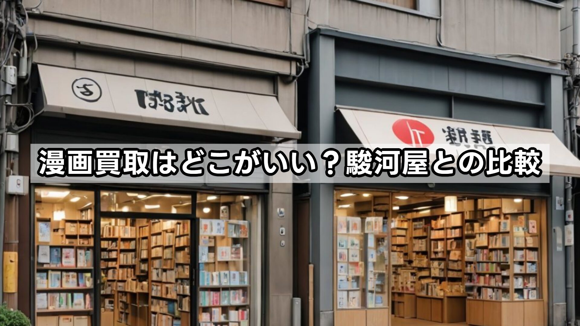 漫画買取はどこがいい？駿河屋との比較
