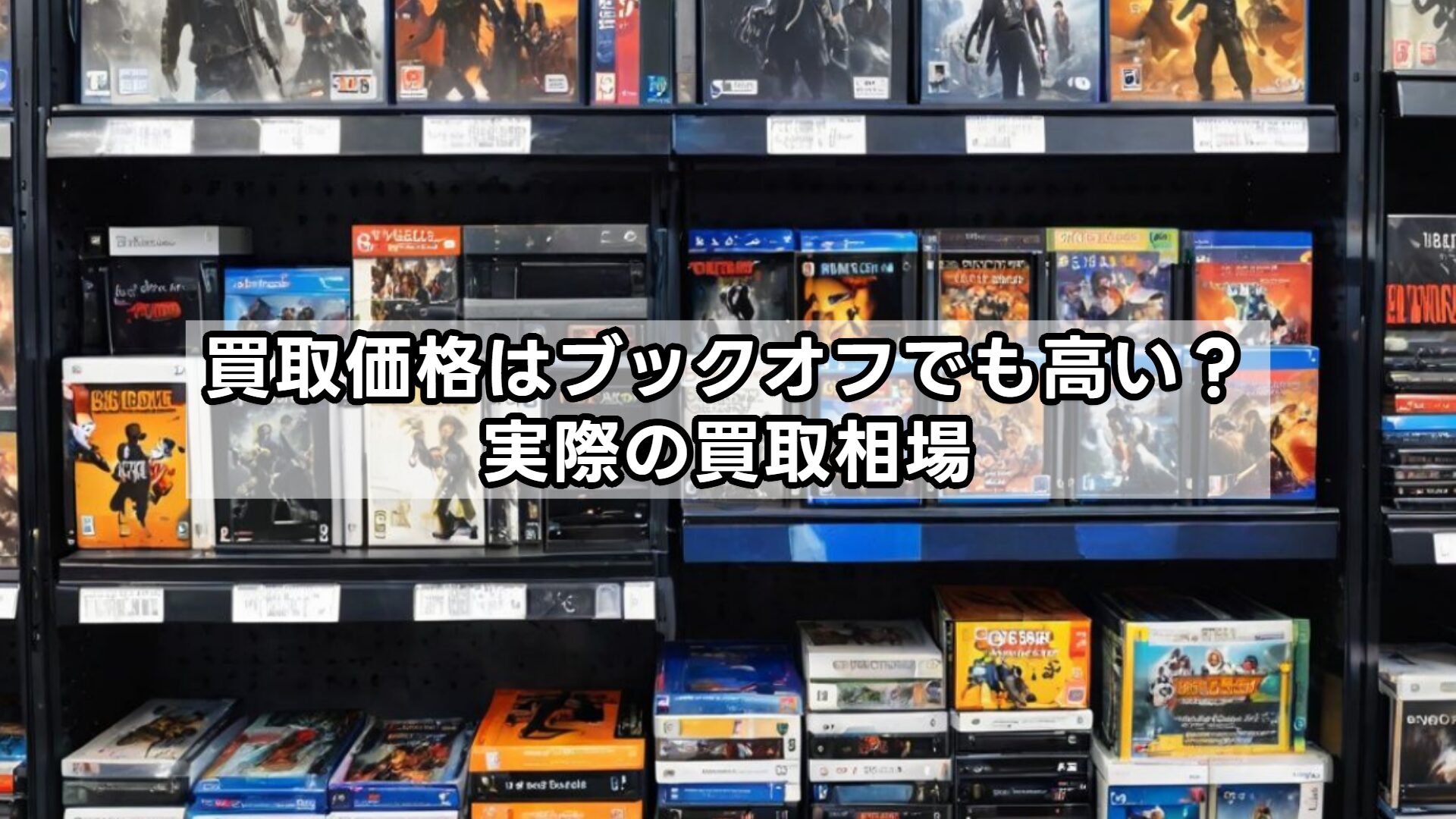 買取価格はブックオフでも高い?実際の買取相場