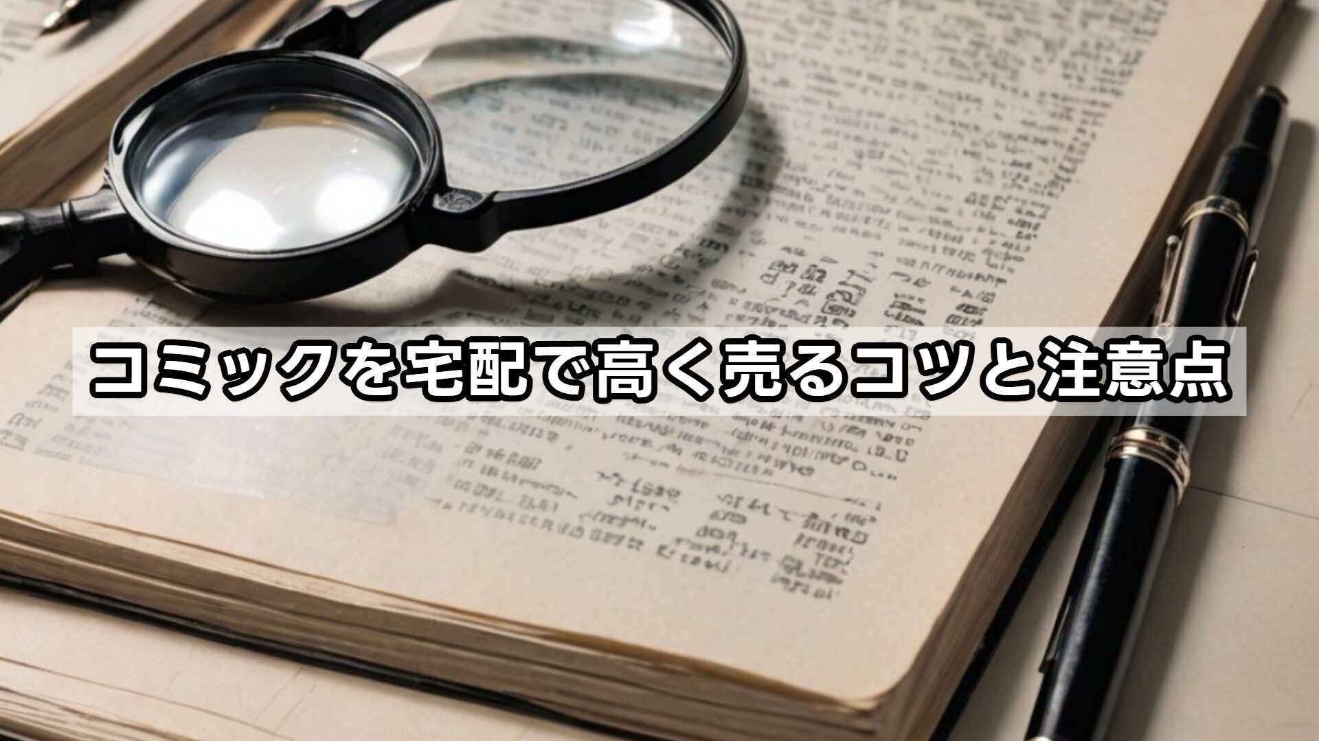 コミックを宅配で高く売るコツと注意点