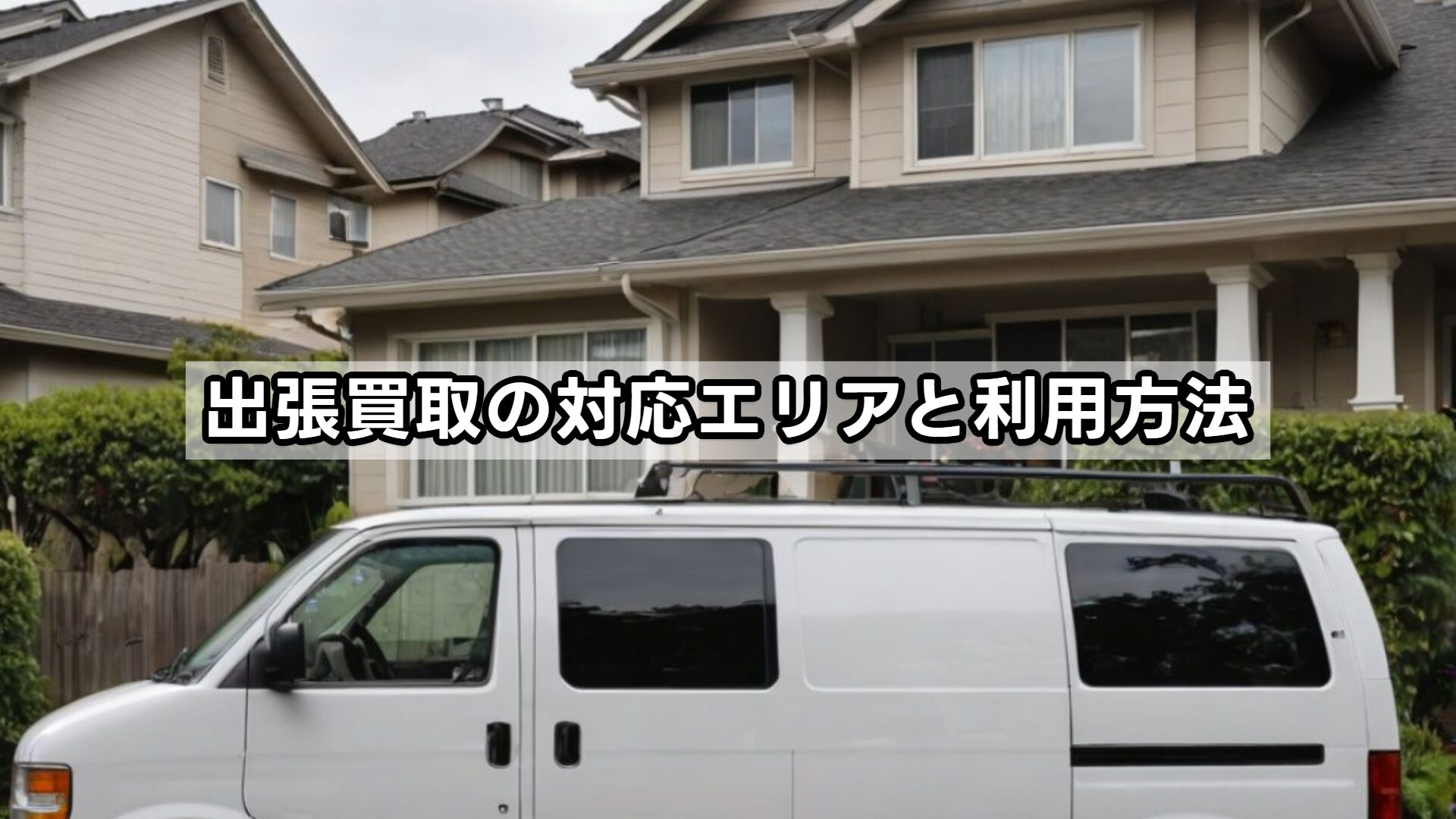 出張買取の対応エリアと利用方法