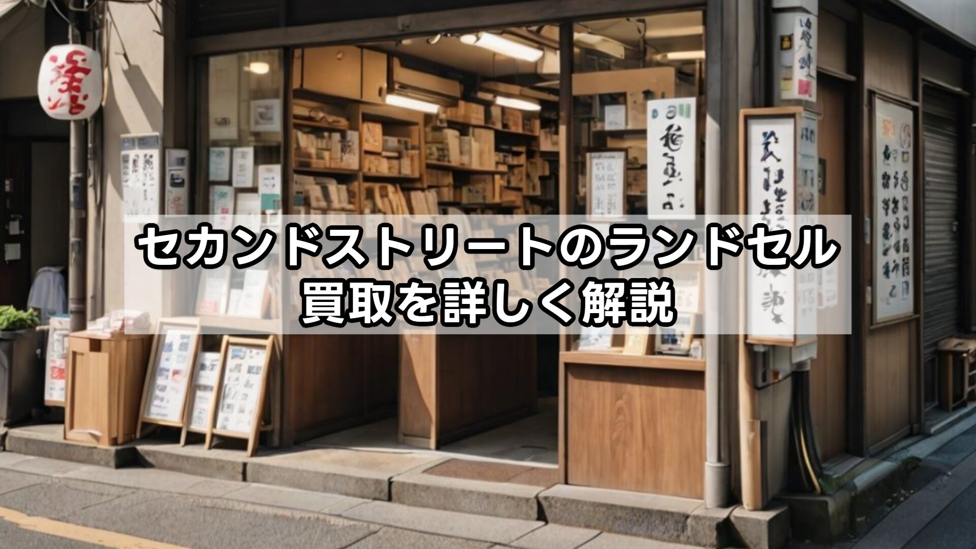 セカンドストリートのランドセル買取を詳しく解説