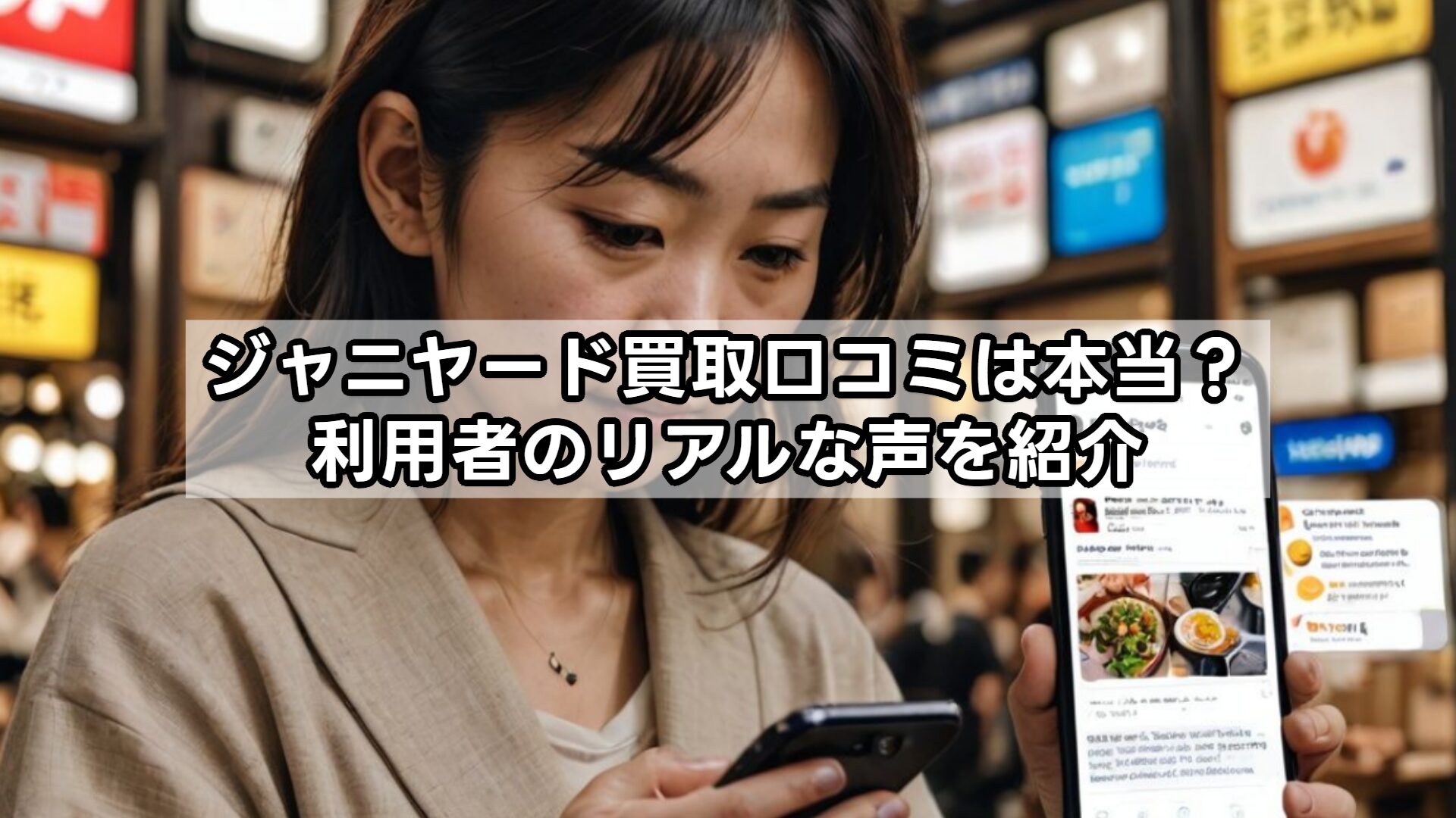 ジャニヤード買取口コミは本当？利用者のリアルな声を紹介