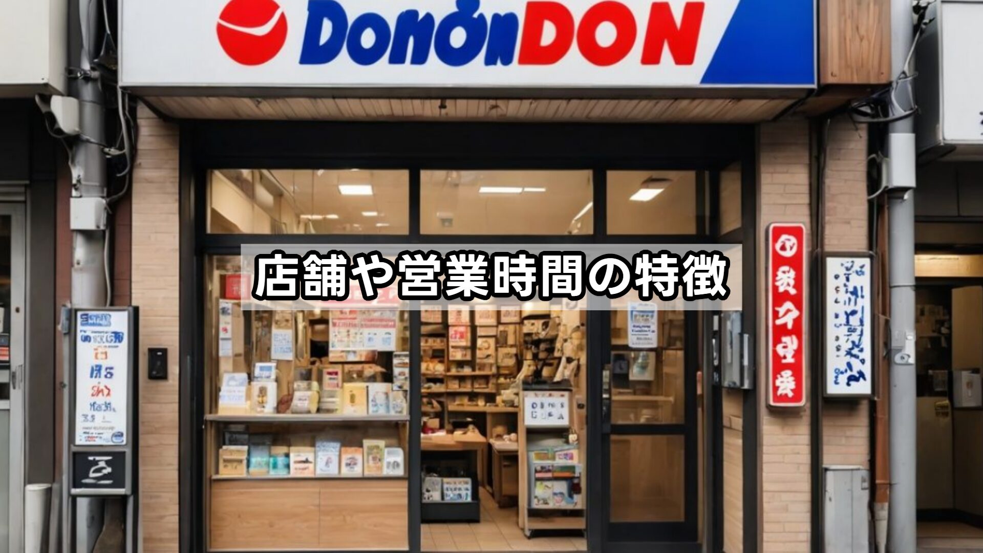 店舗や営業時間の特徴