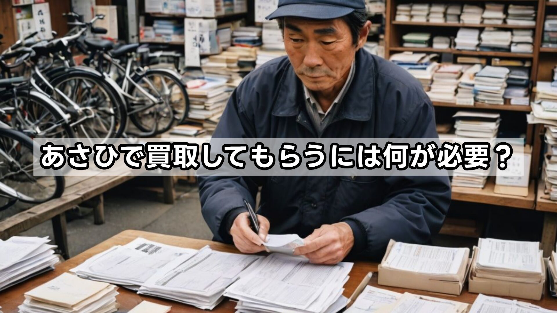 あさひで買取してもらうには何が必要？