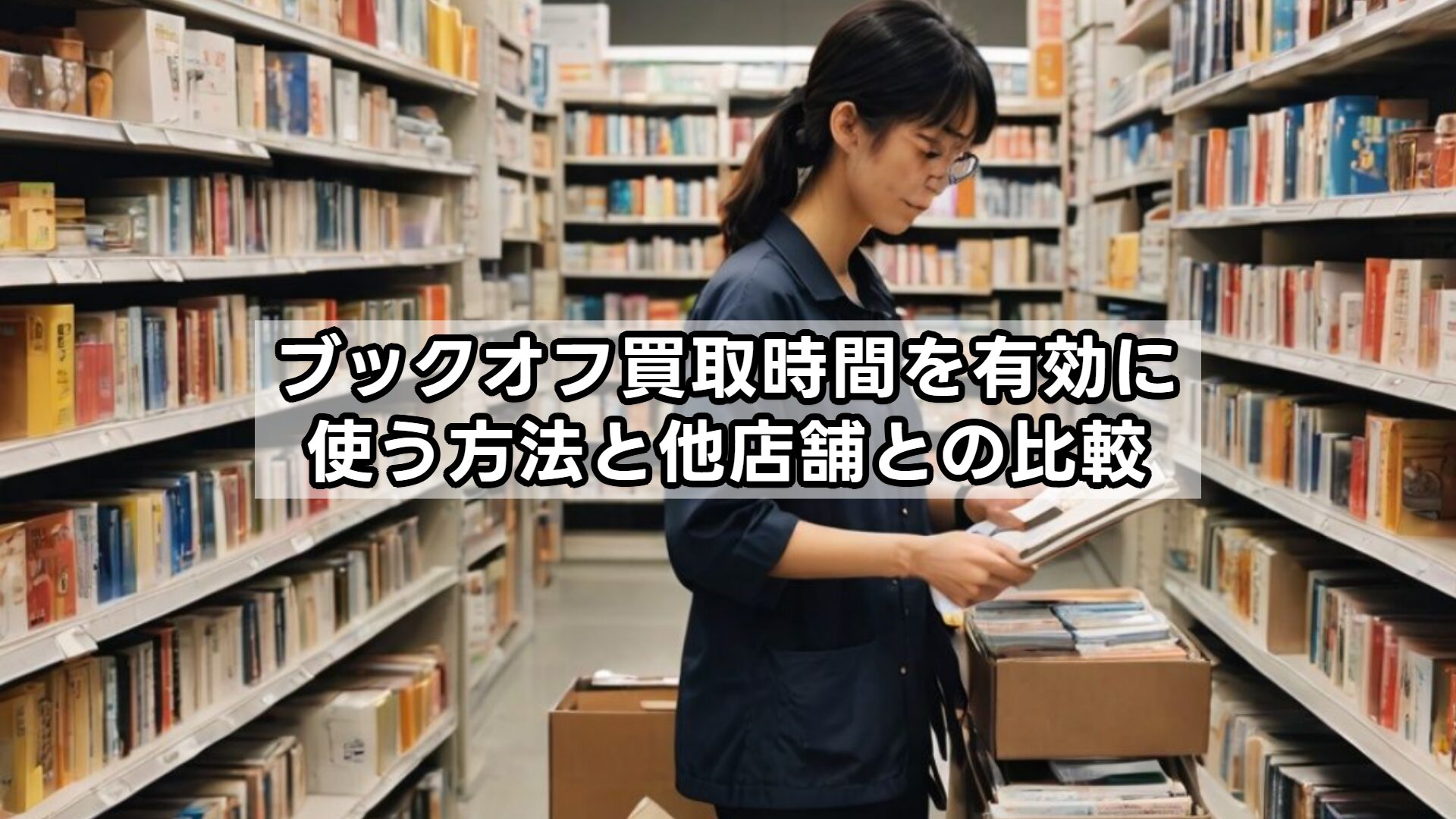 ブックオフ買取時間を有効に使う方法と他店舗との比較