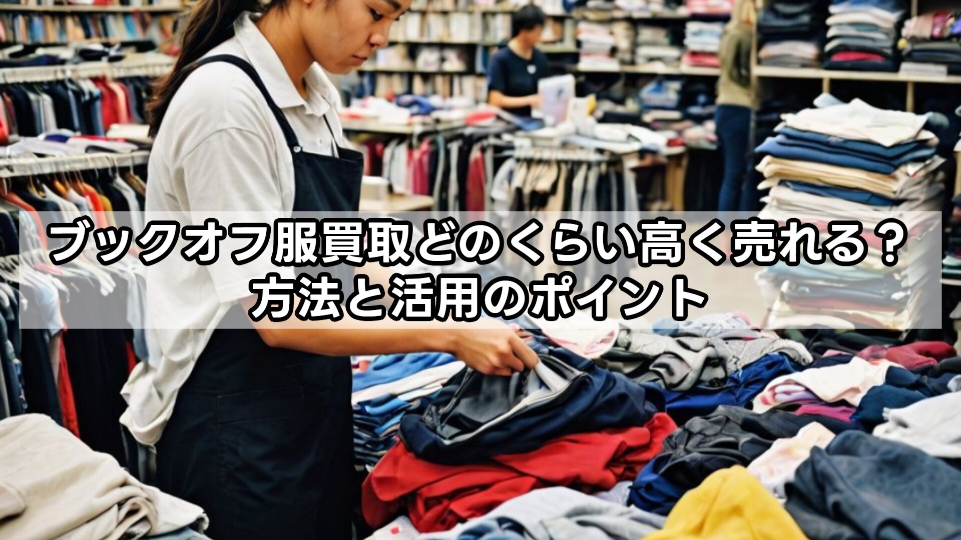 ブックオフ服買取どのくらい高く売れる?方法と活用のポイント