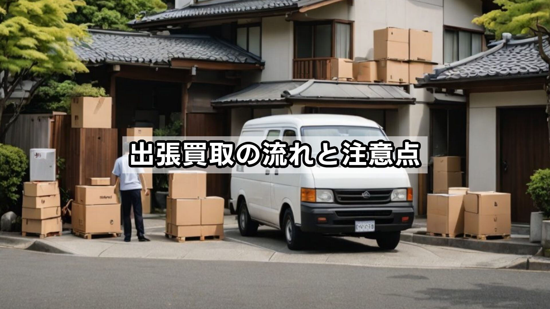 出張買取の流れと注意点