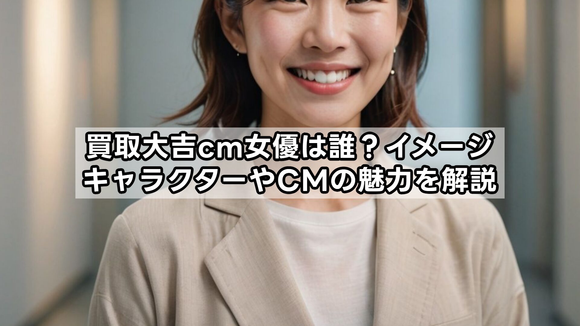 買取大吉cm女優は誰？イメージキャラクターやCMの魅力を解説