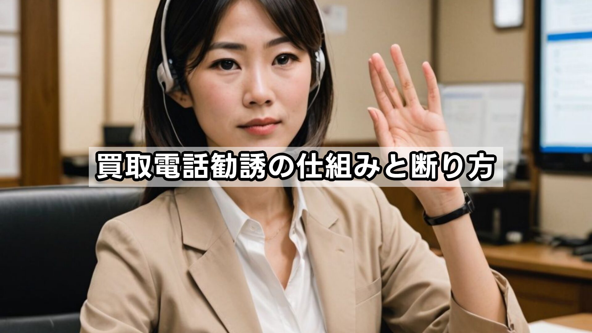 買取電話勧誘の仕組みと断り方