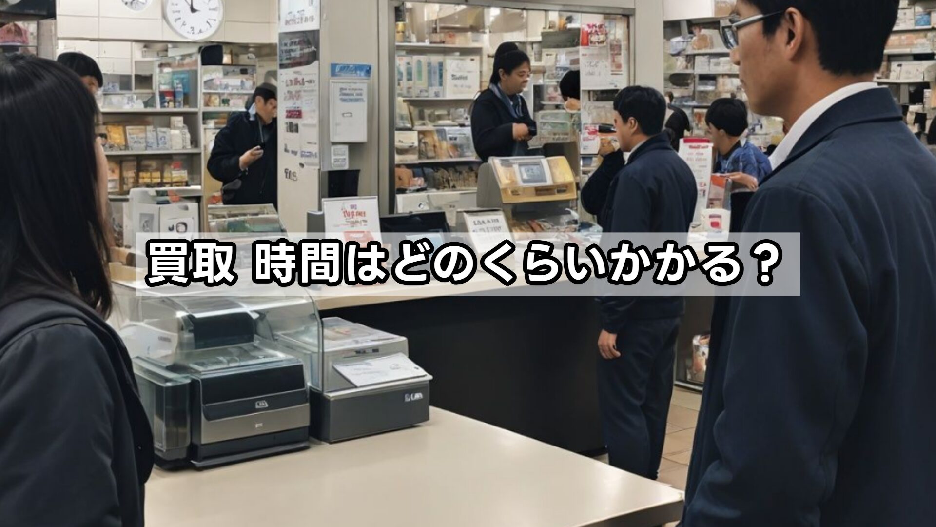 買取 時間はどのくらいかかる？