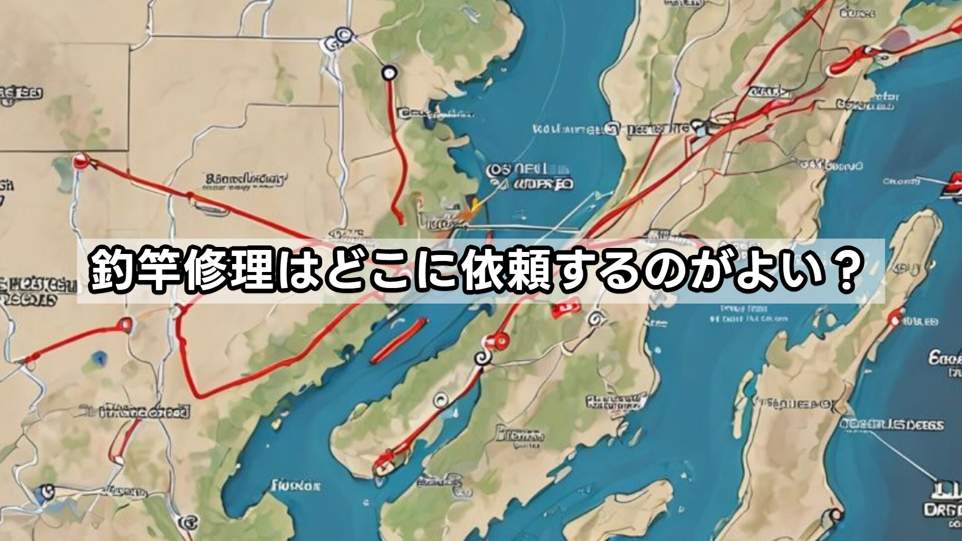 釣竿修理はどこに依頼するのがよい?