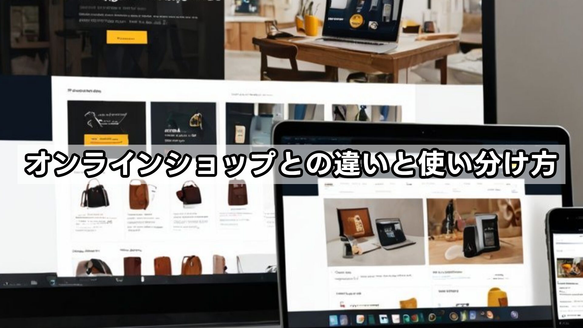 オンラインショップとの違いと使い分け方