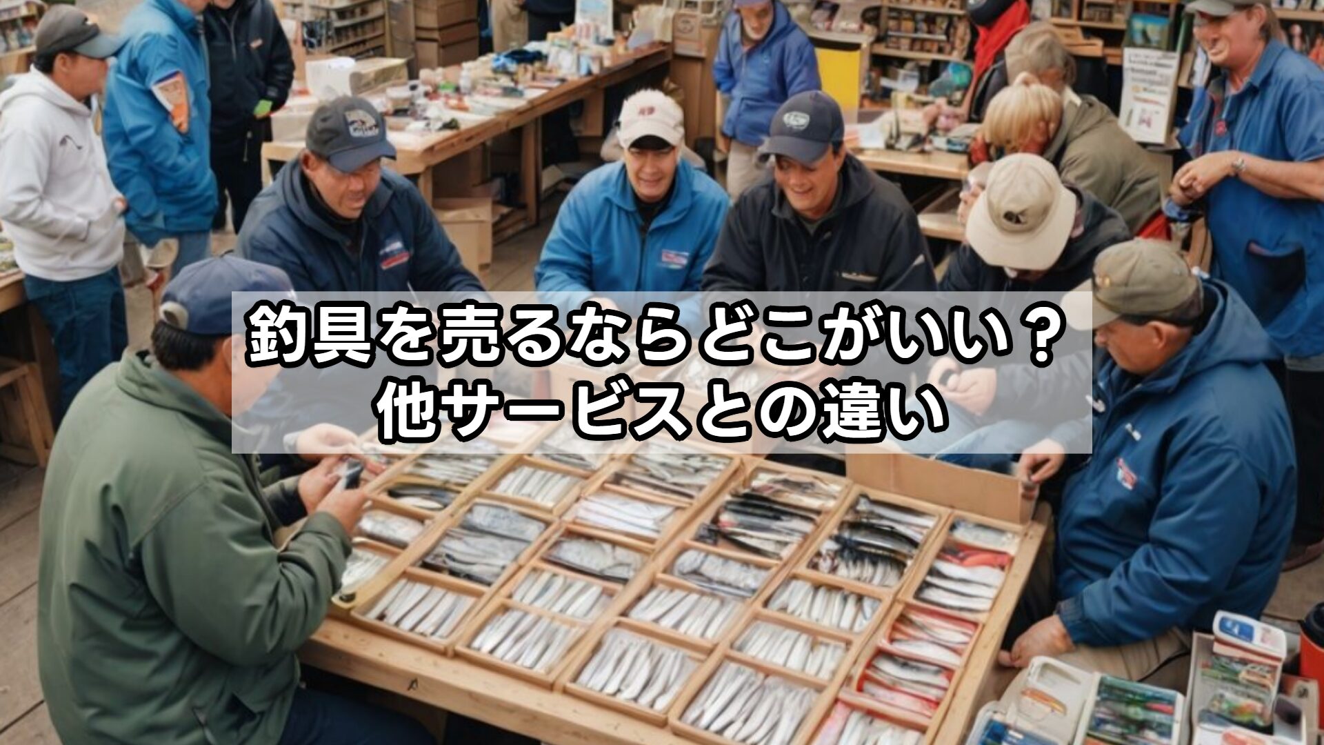 釣具を売るならどこがいい?他サービスとの違い