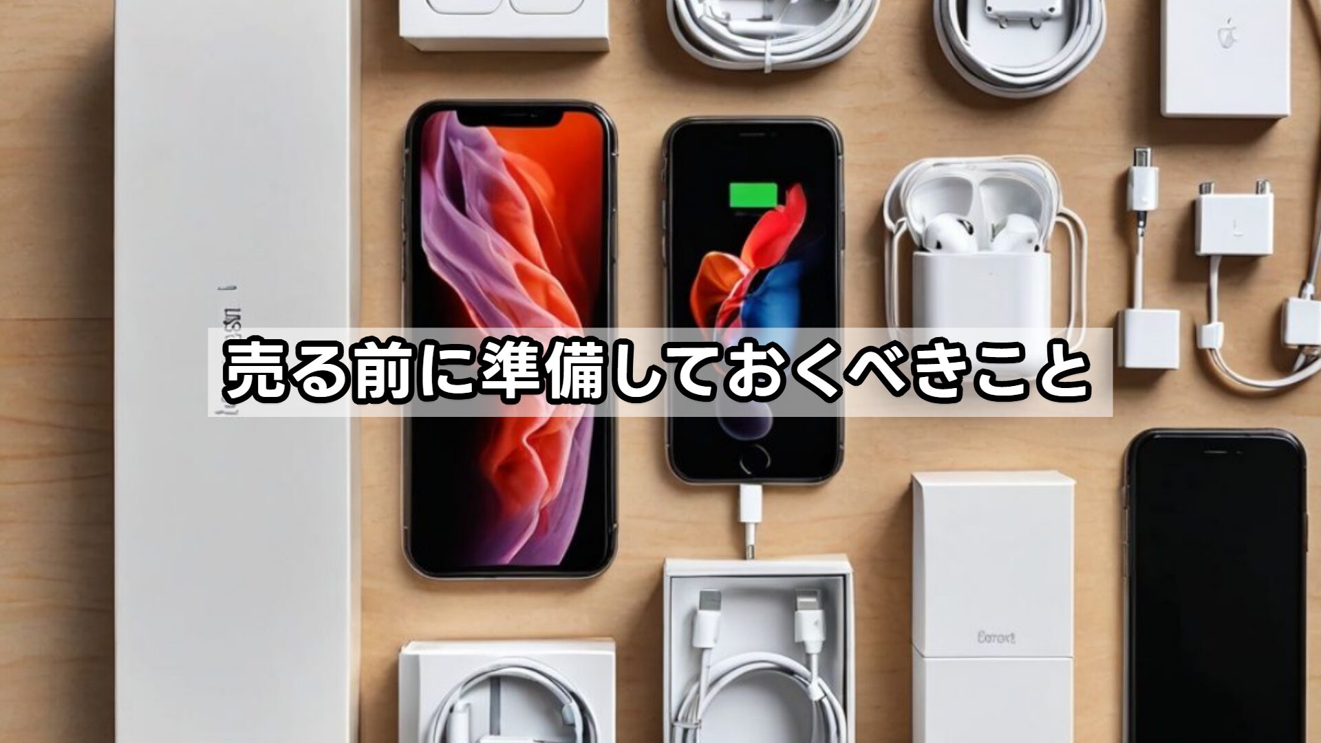 売る前に準備しておくべきこと