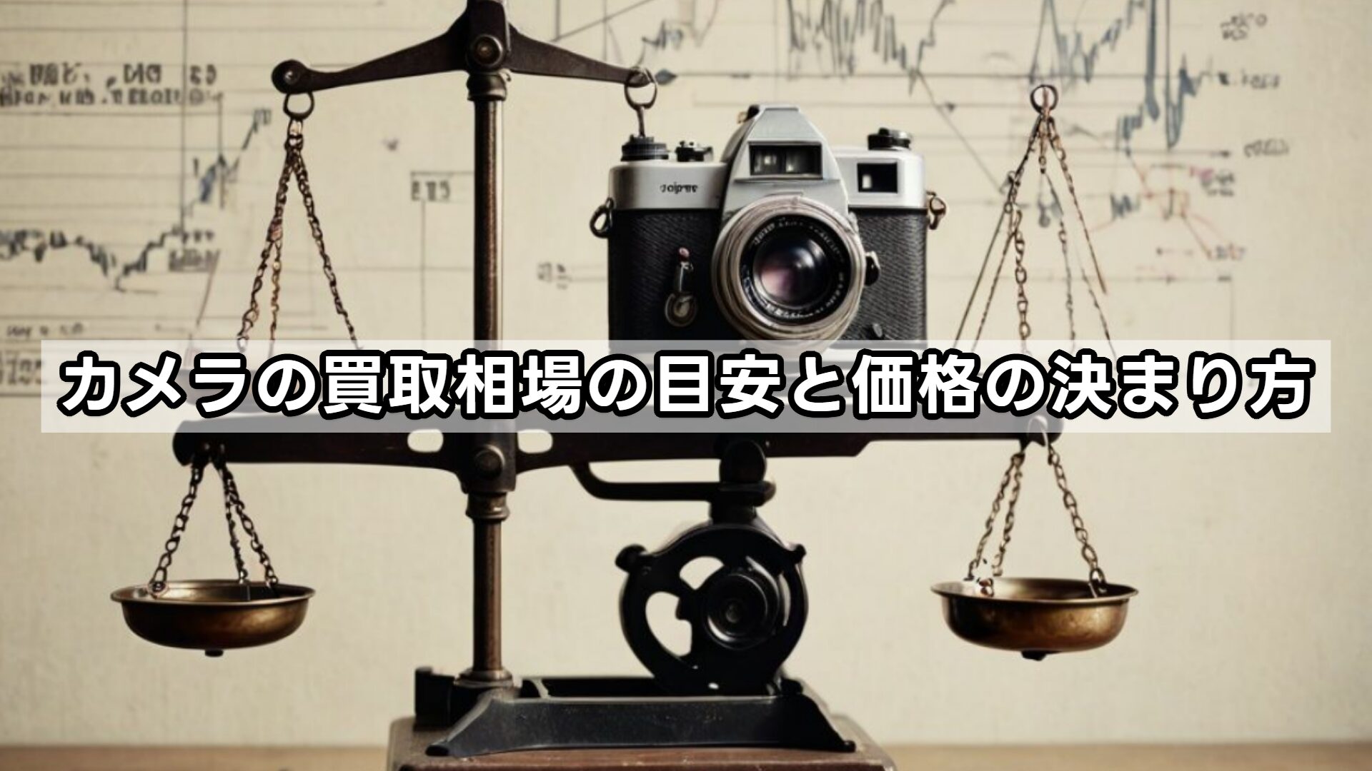 カメラの買取相場の目安と価格の決まり方