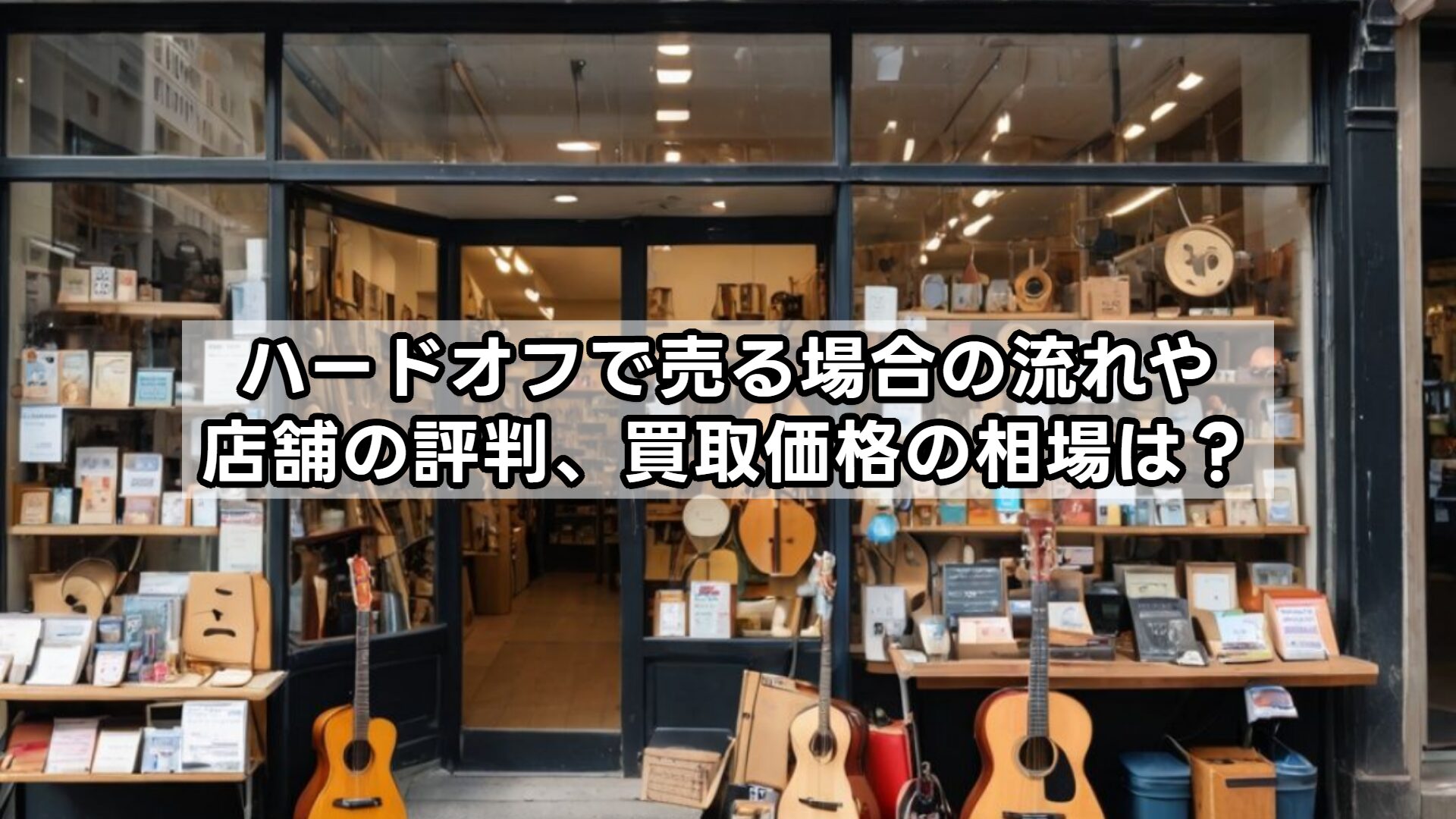 ハードオフで売る場合の流れや店舗の評判、買取価格の相場は？