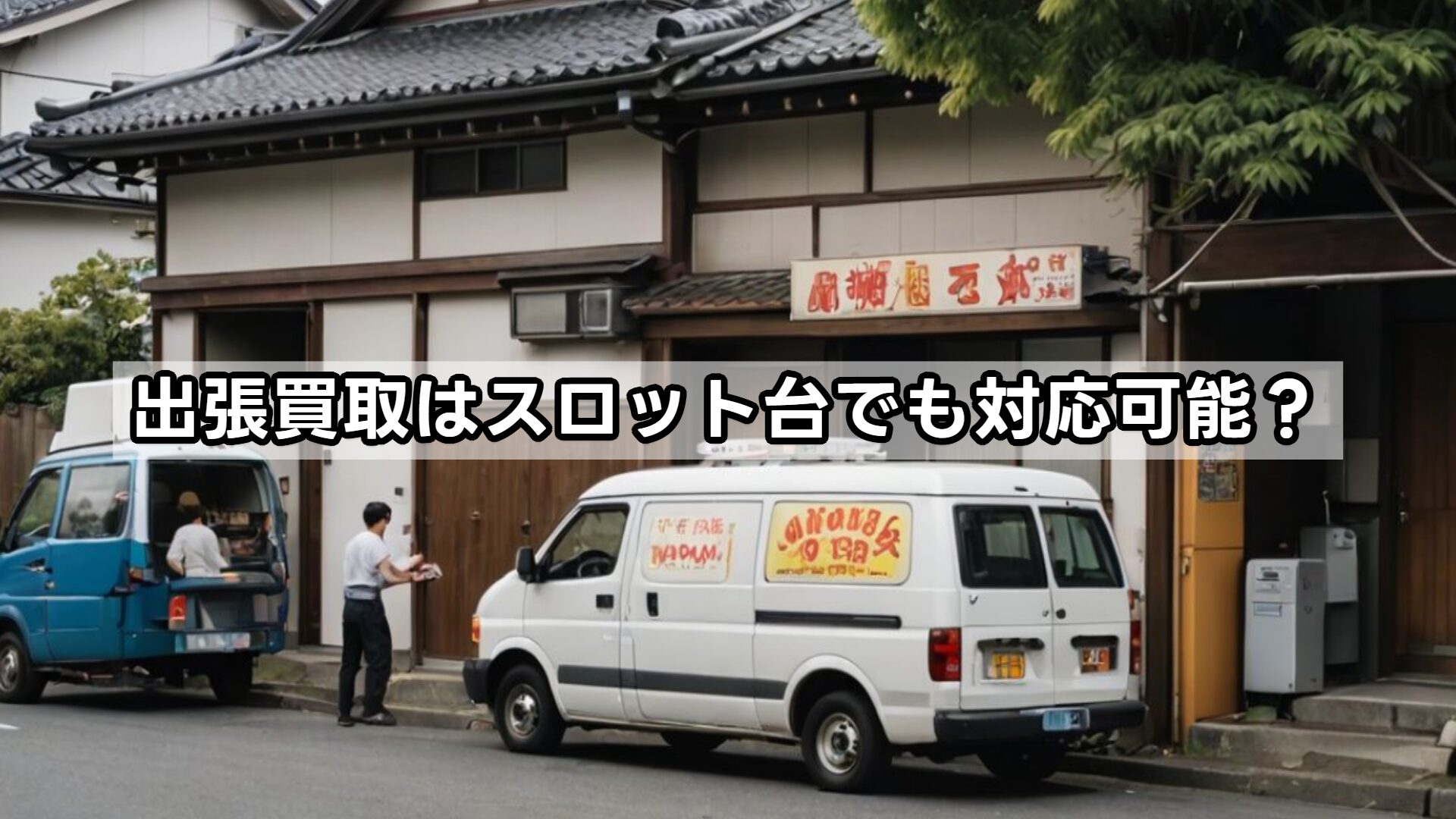 出張買取はスロット台でも対応可能？