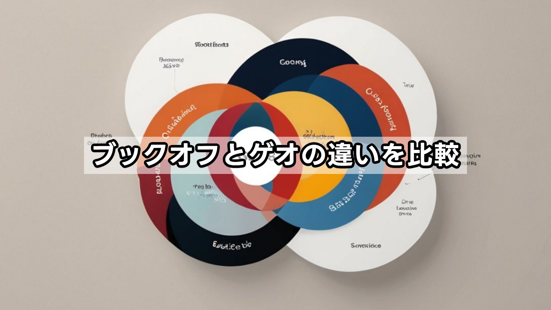 ブックオフとゲオの違いを比較