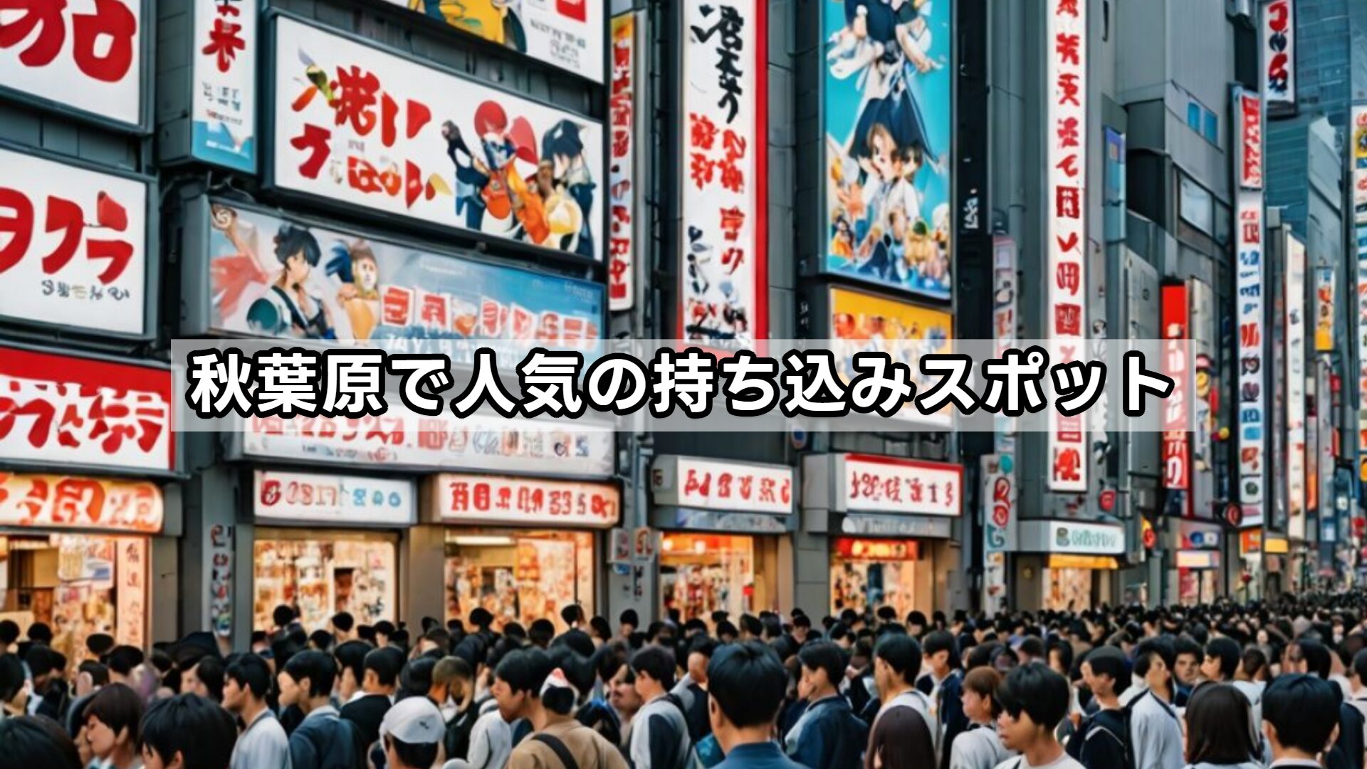 秋葉原で人気の持ち込みスポット