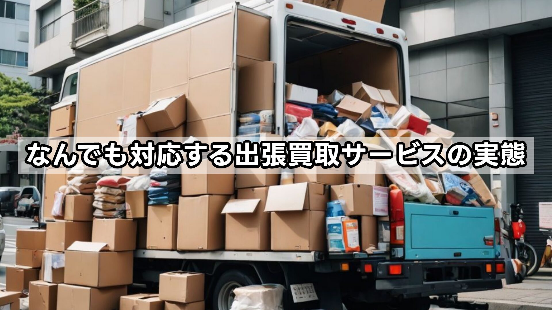 なんでも対応する出張買取サービスの実態