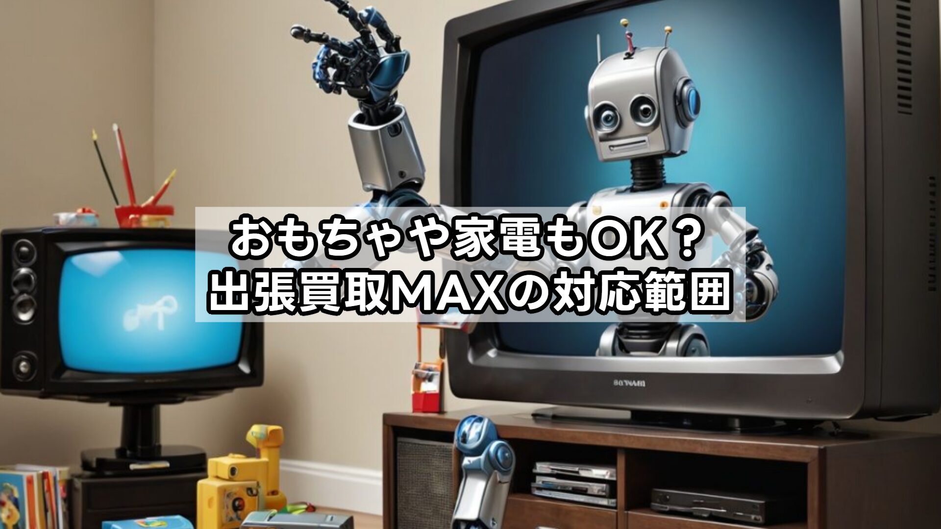 おもちゃや家電もOK？出張買取MAXの対応範囲