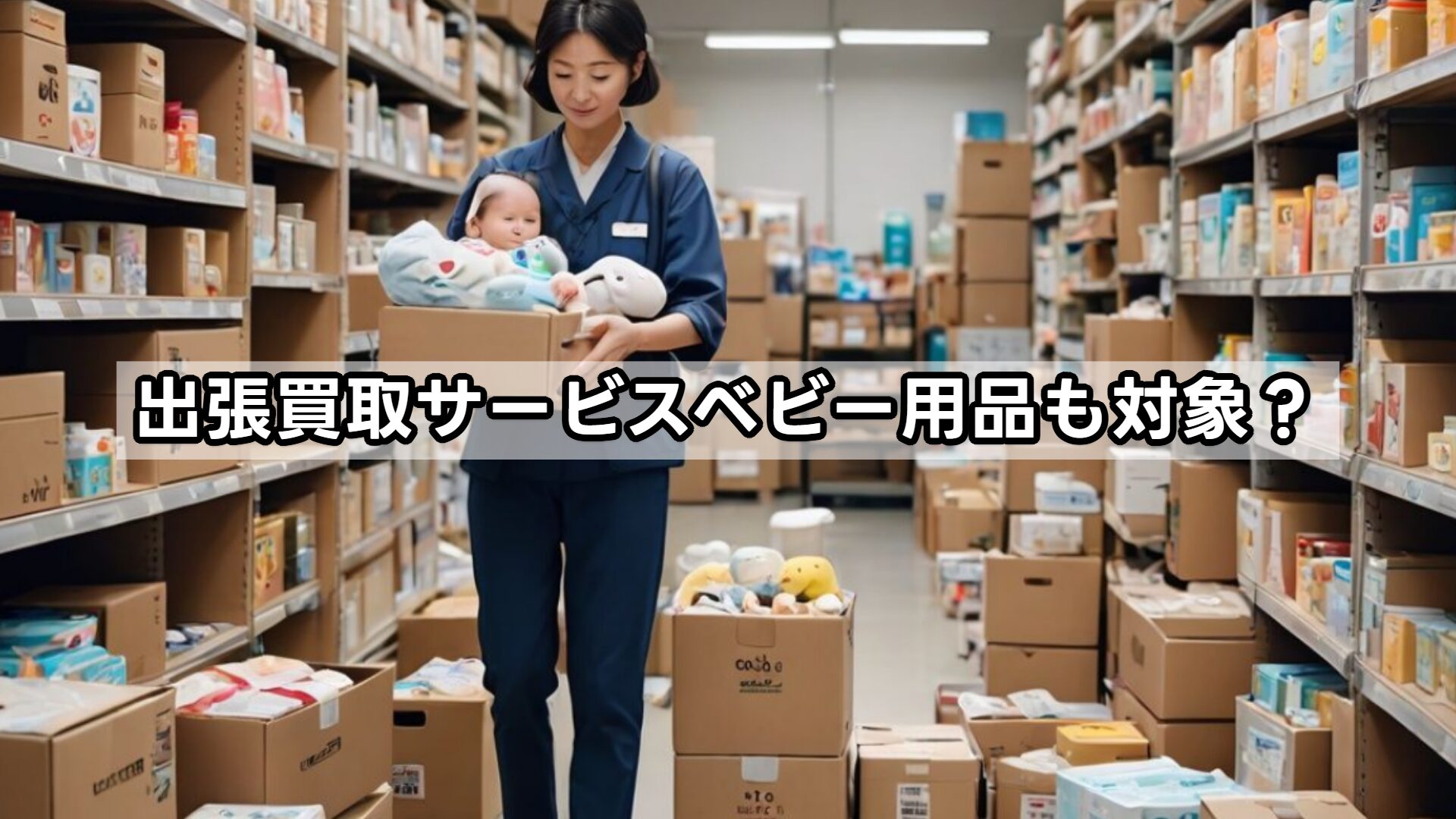 出張買取サービスベビー用品も対象？