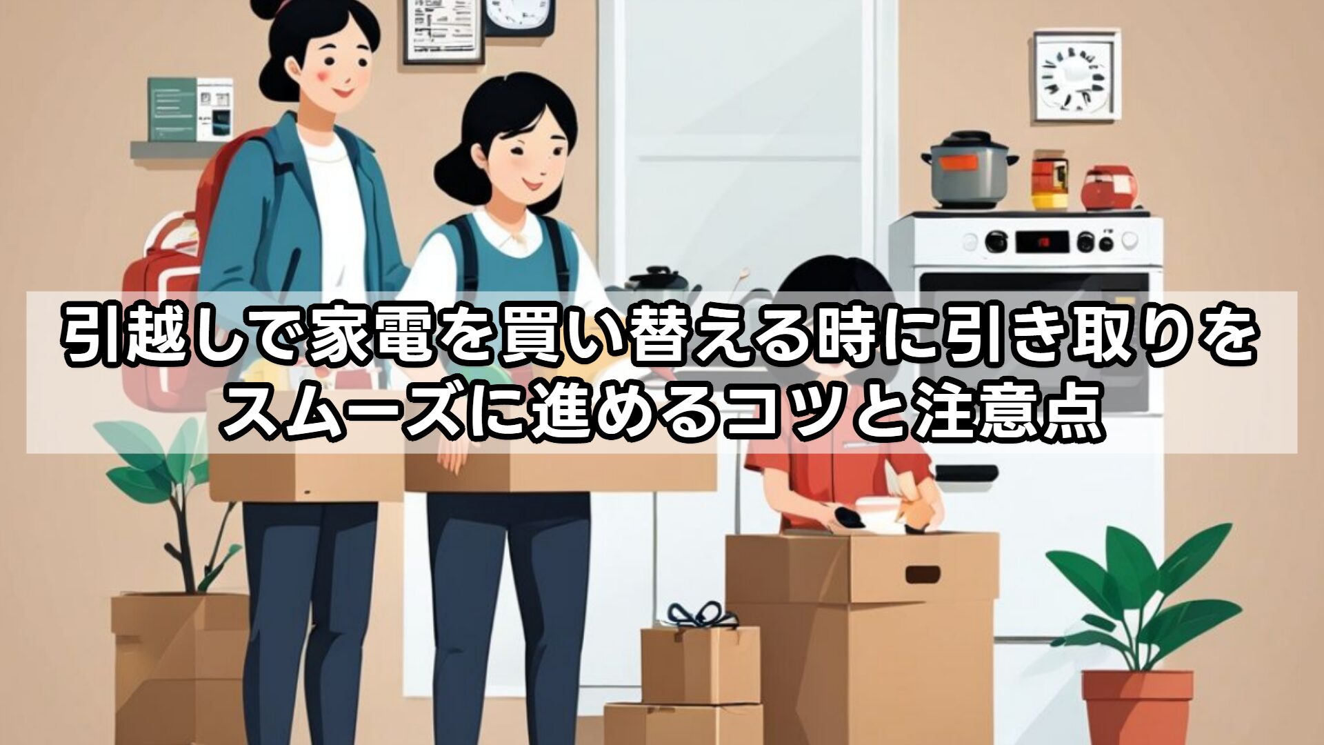 引越しで家電を買い替える時に引き取りをスムーズに進めるコツと注意点