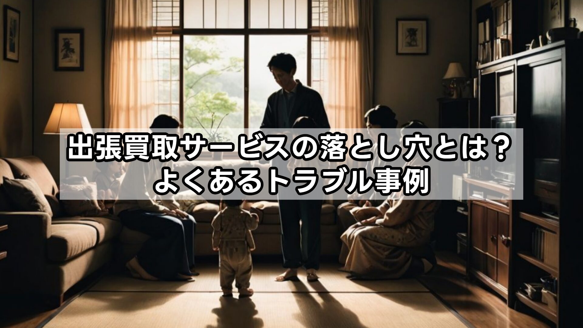 出張買取サービスの落とし穴とは?よくあるトラブル事例