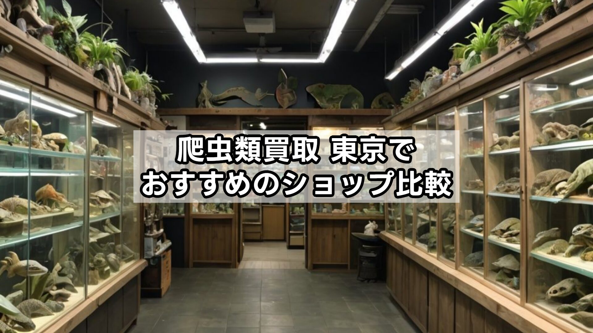 爬虫類買取 東京でおすすめのショップ比較