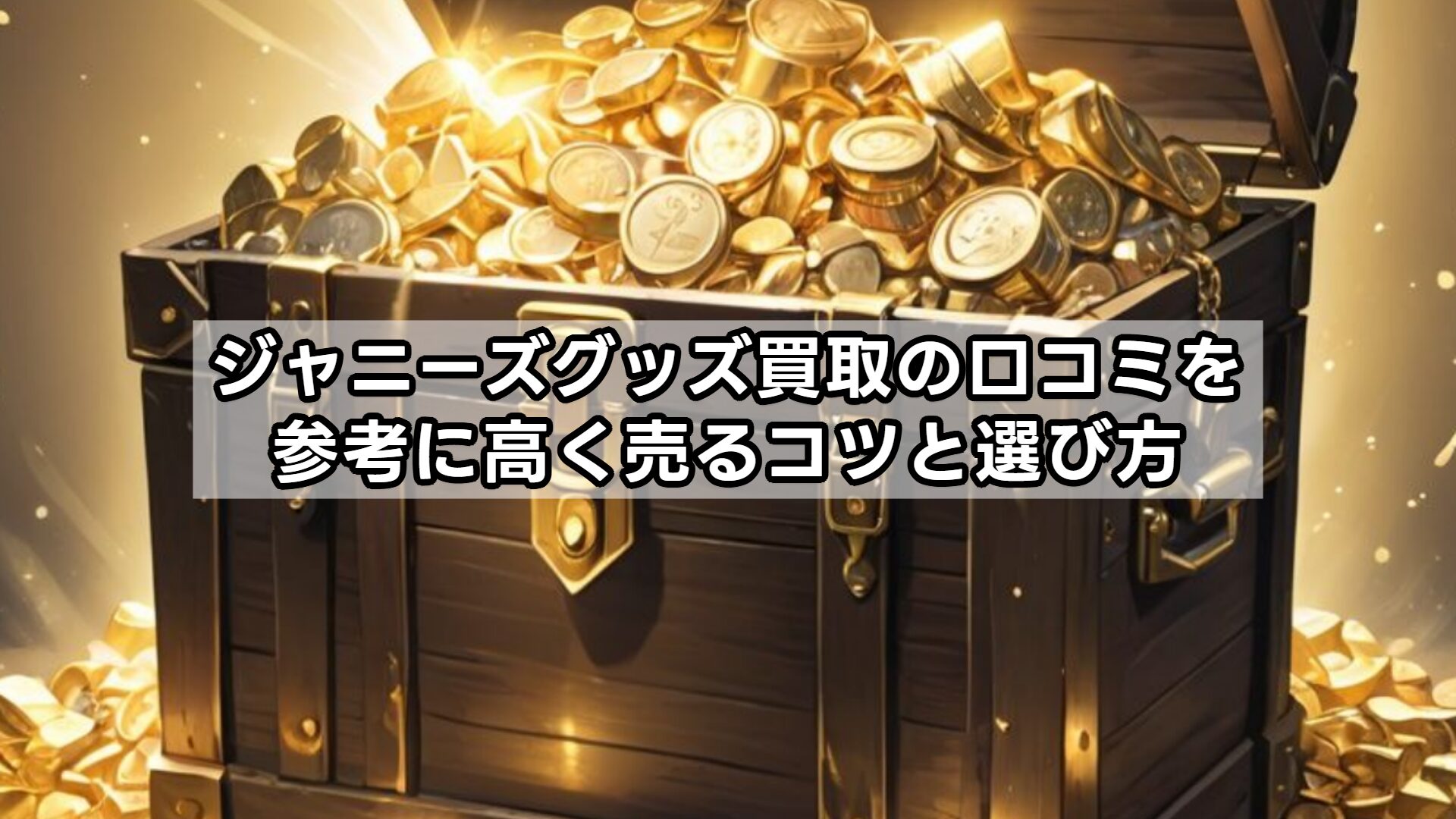 ジャニーズグッズ買取の口コミを参考に高く売るコツと選び方