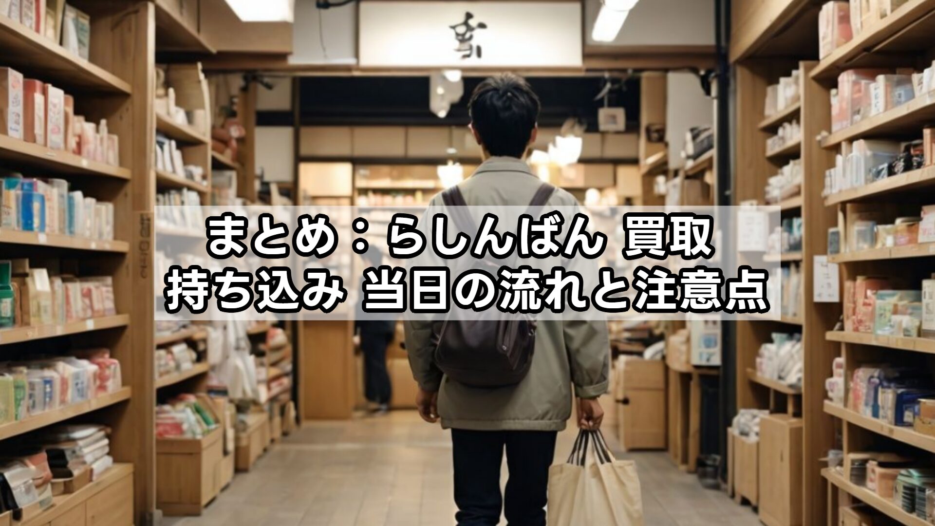 まとめ：らしんばん 買取 持ち込み 当日の流れと注意点